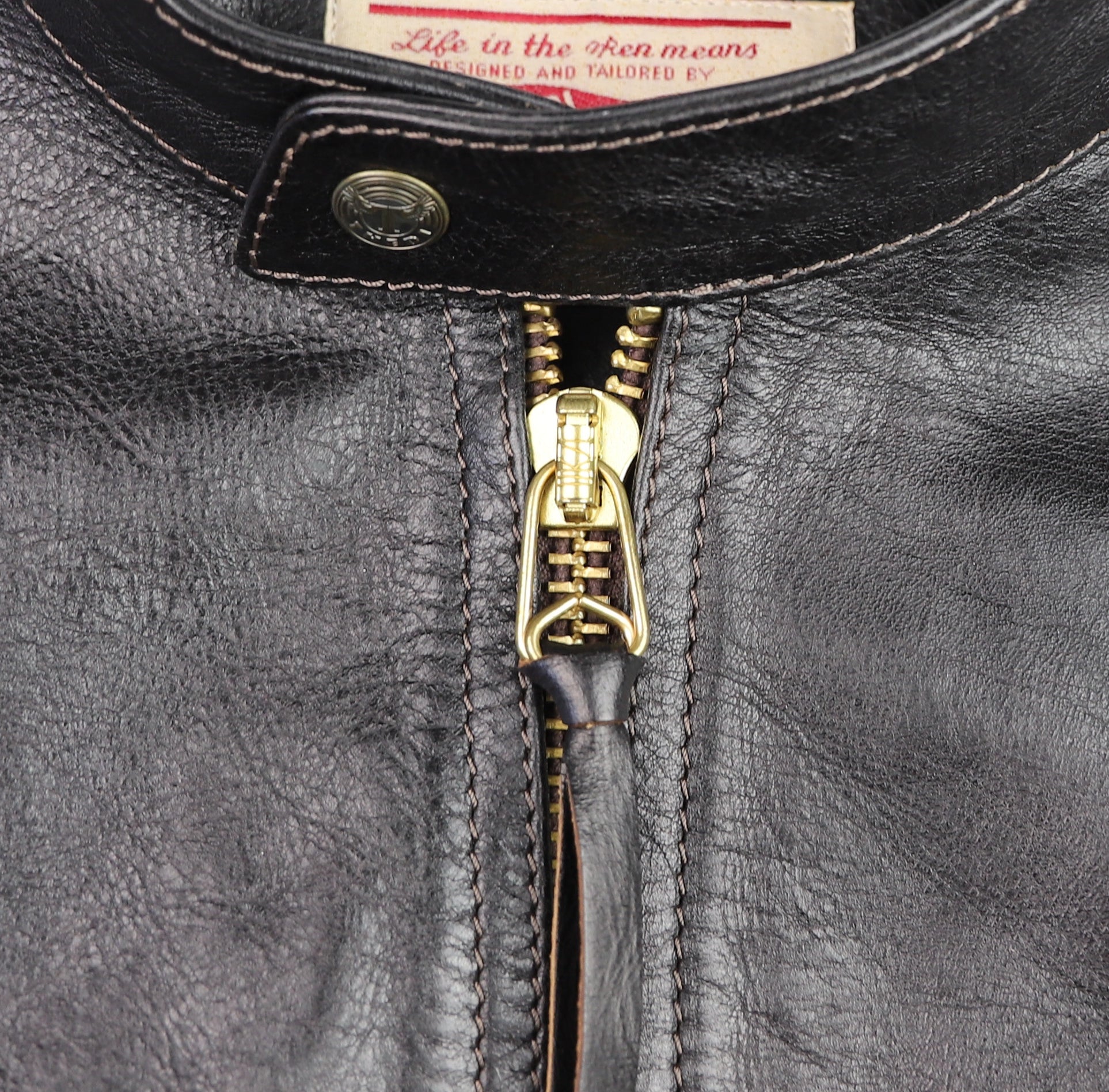 Thedi Cafe Racer, size 2XL, Black Teacore Bruciato Horsehide, New w/o Tags