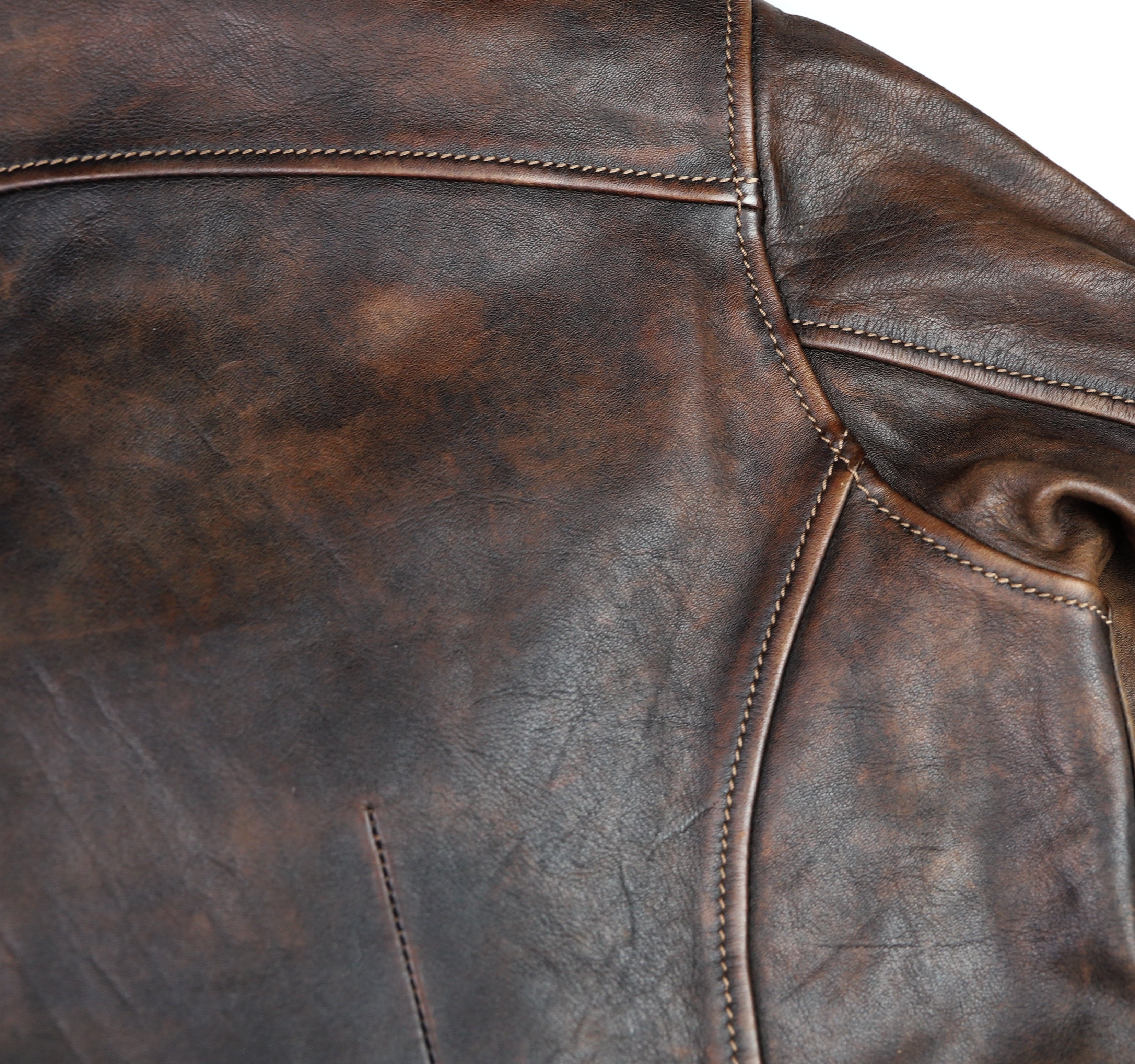 Thedi Evander Crosszip Half Belt, size Medium, Chestnut Bruciato Horsehide