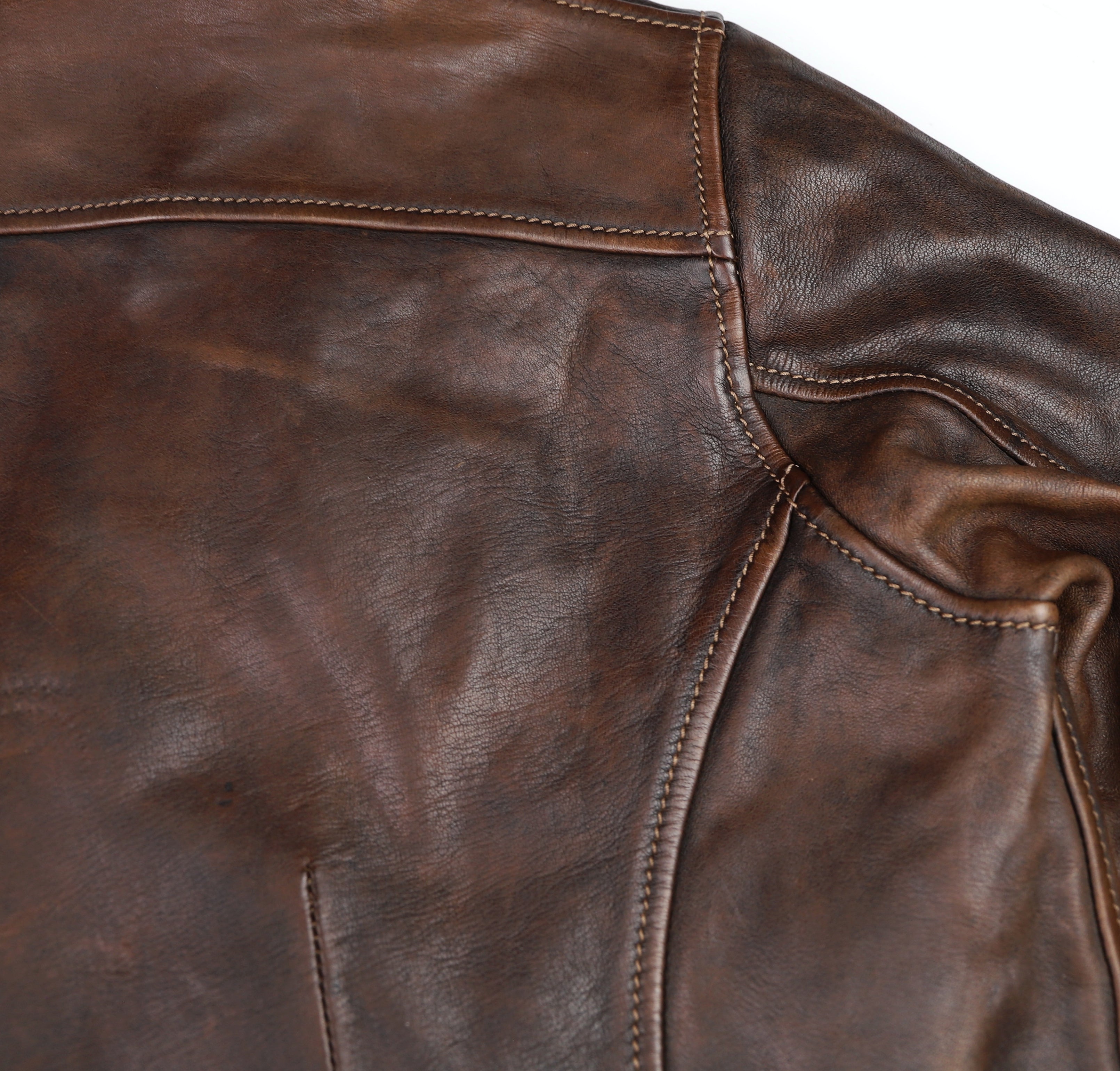 Thedi Evander Crosszip Half Belt, size XL, Chestnut Bruciato Horsehide