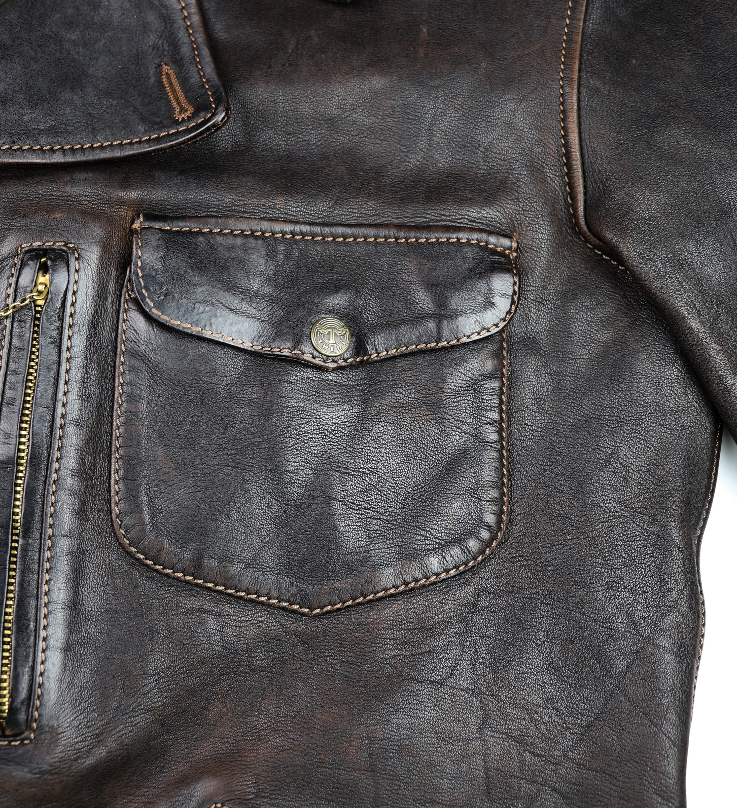 Thedi Hektor Half Belt, size 2XL, Chestnut Bruciato