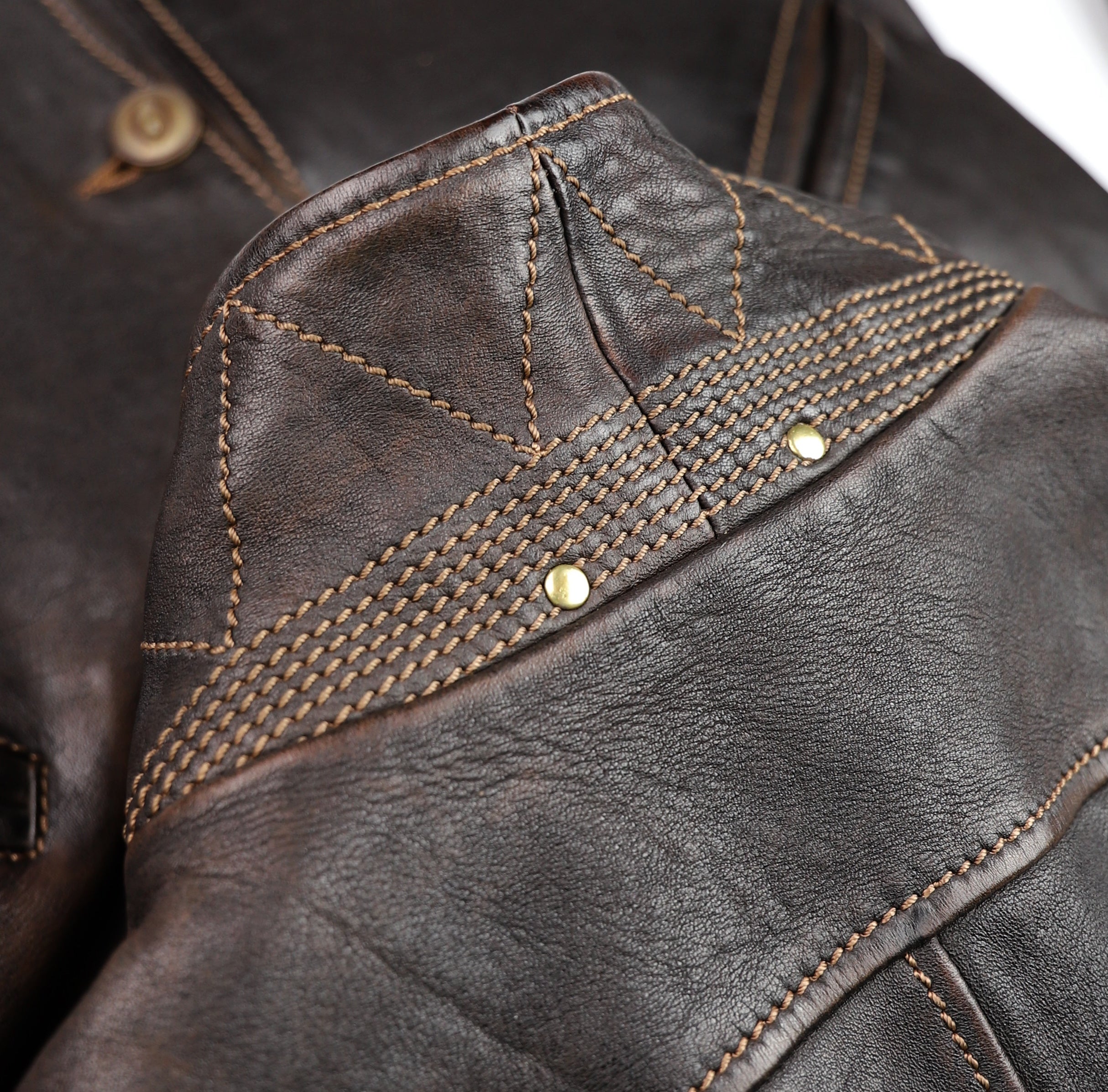 Thedi Hektor Half Belt, size 2XL, Chestnut Bruciato