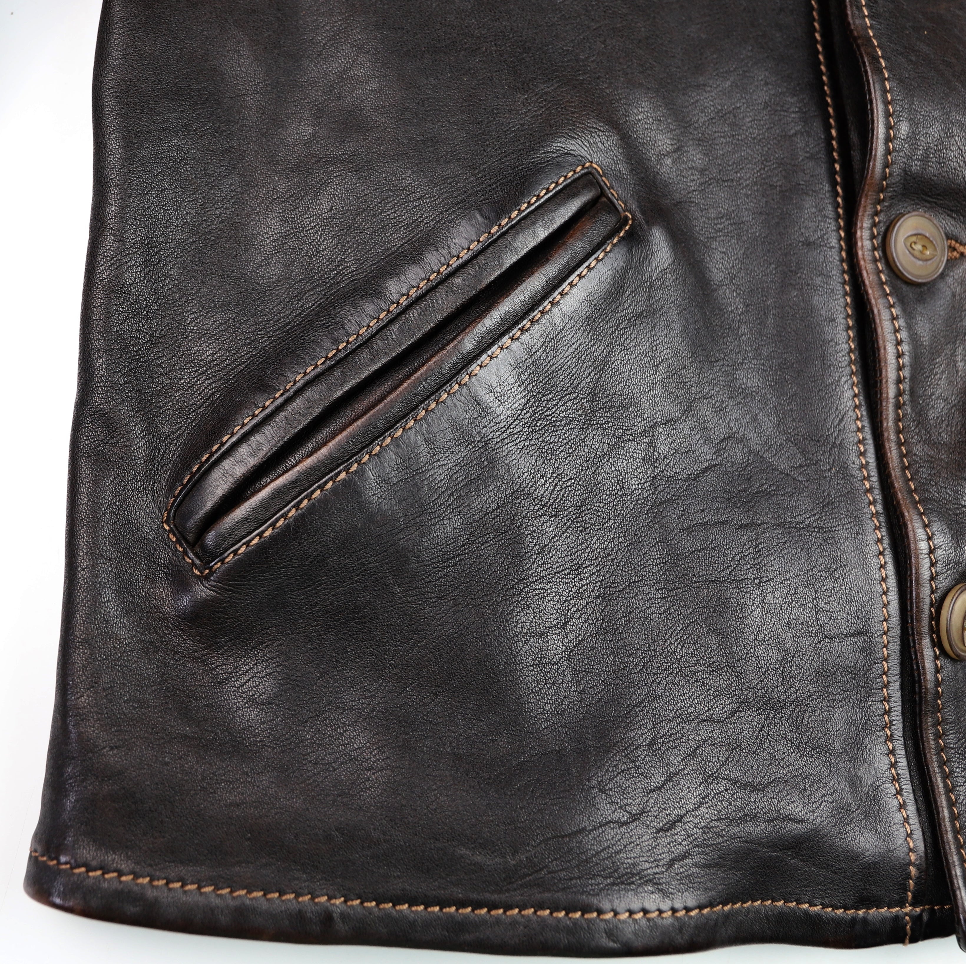 Thedi Hektor Half Belt, size 2XL, Chestnut Bruciato