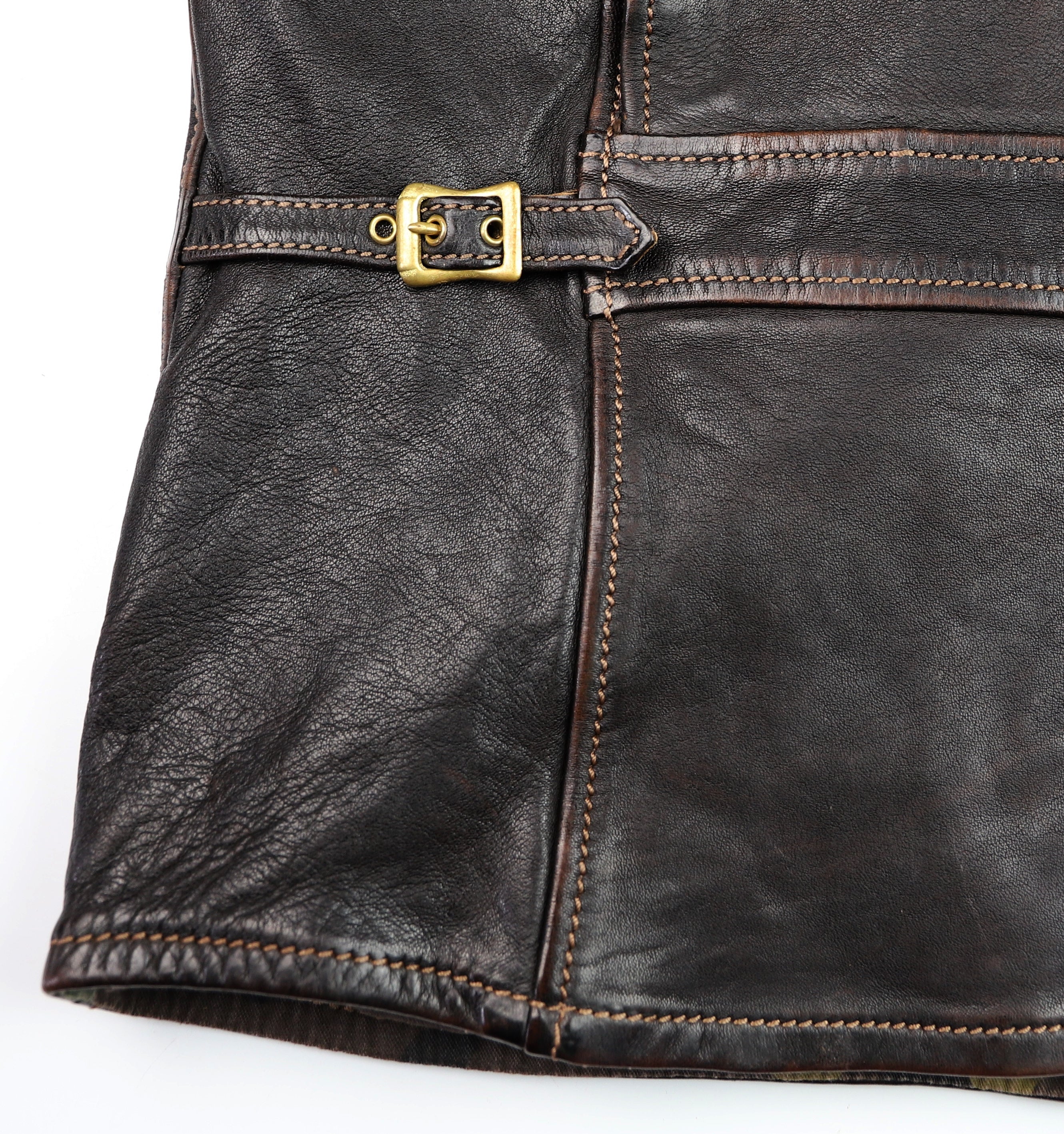 Thedi Hektor Half Belt, size 2XL, Chestnut Bruciato