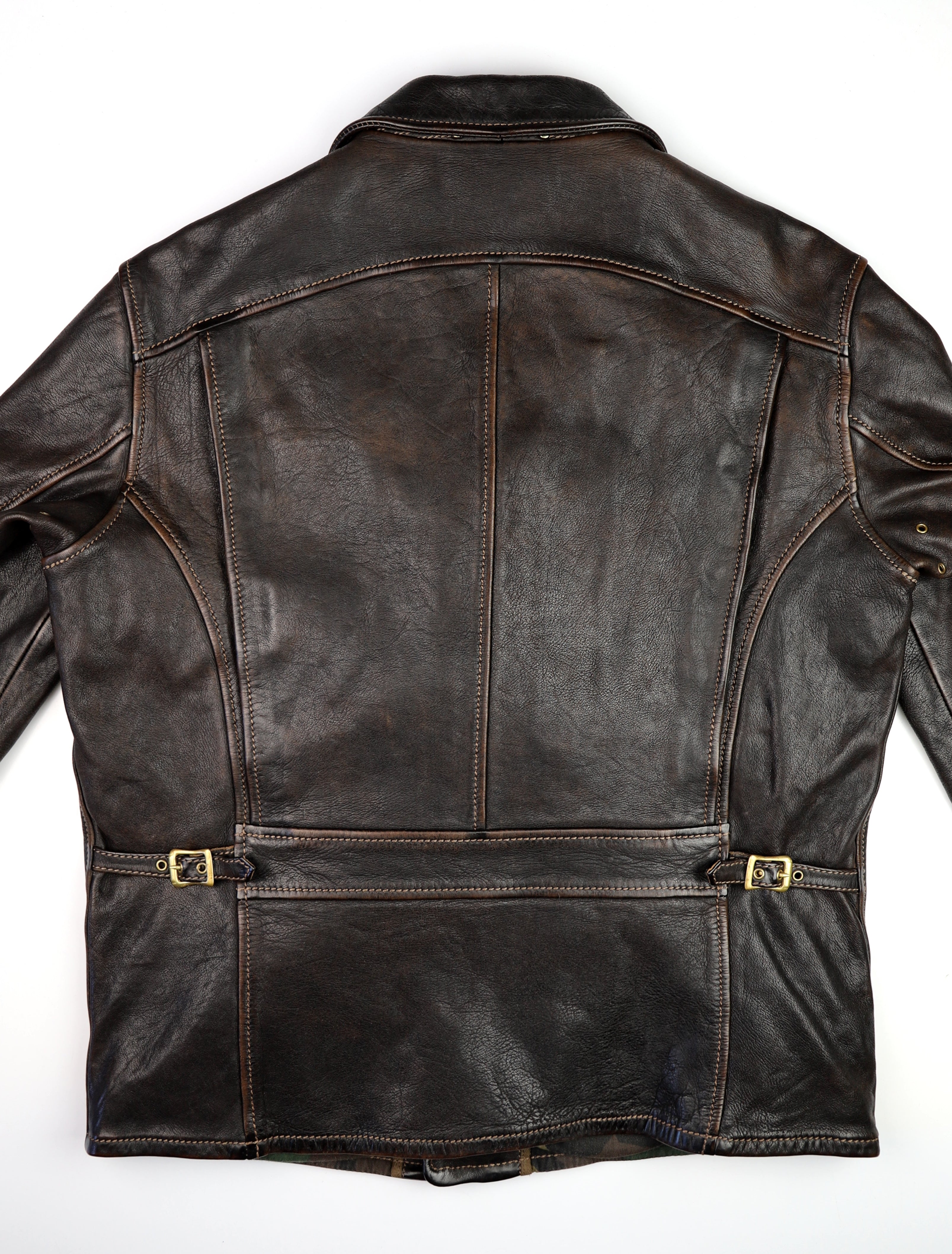 Thedi Hektor Half Belt, size Medium, Chestnut Bruciato