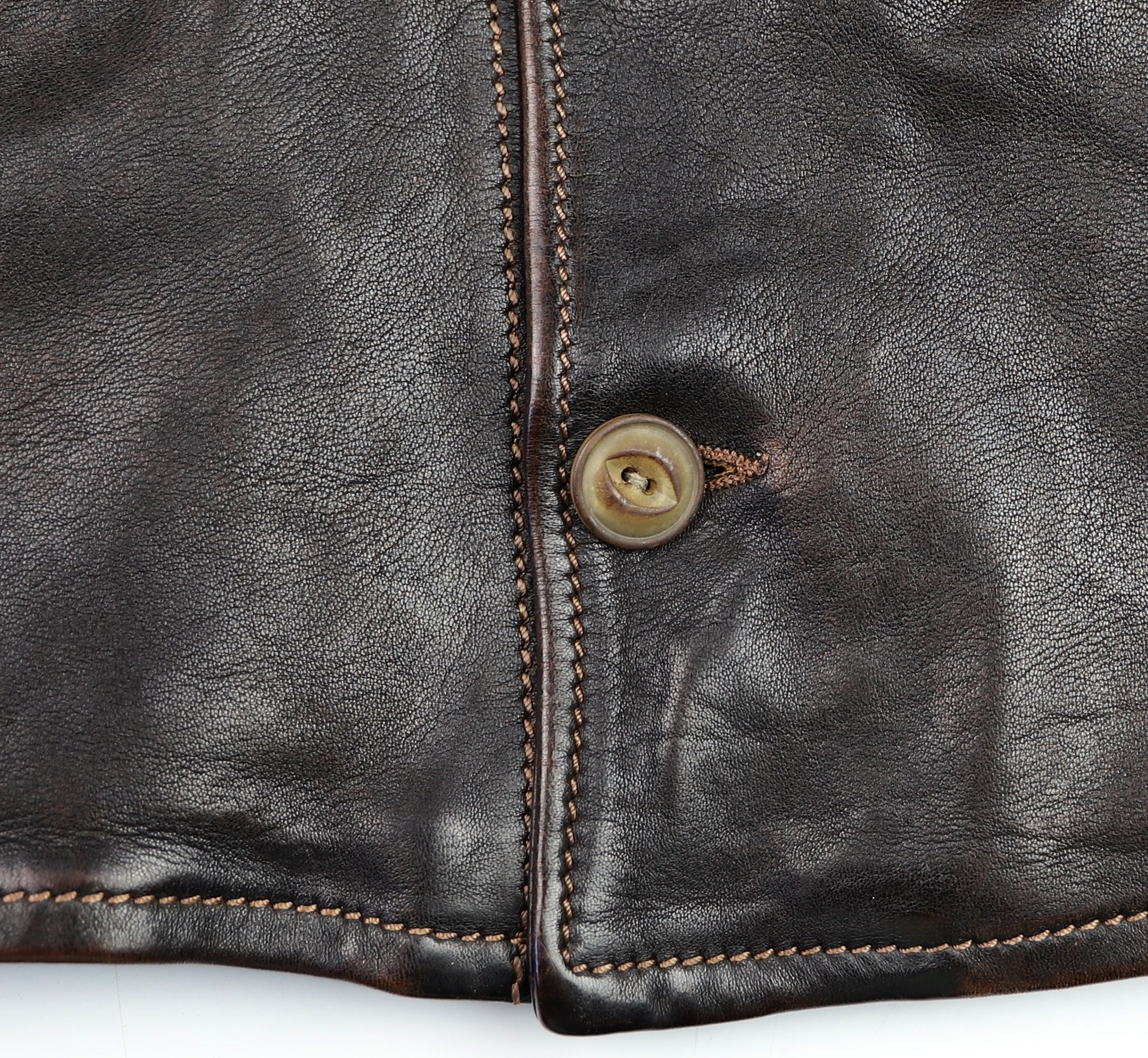 Thedi Hektor Half Belt, size Medium, Chestnut Bruciato