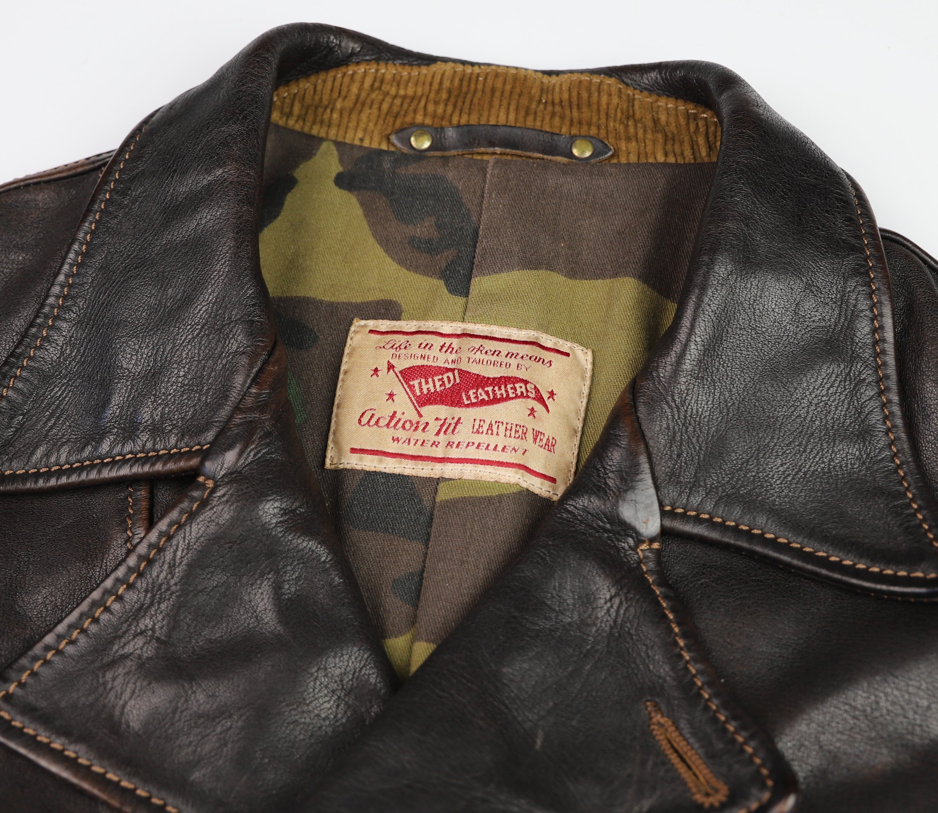 Thedi Hektor Half Belt, size Medium, Chestnut Bruciato