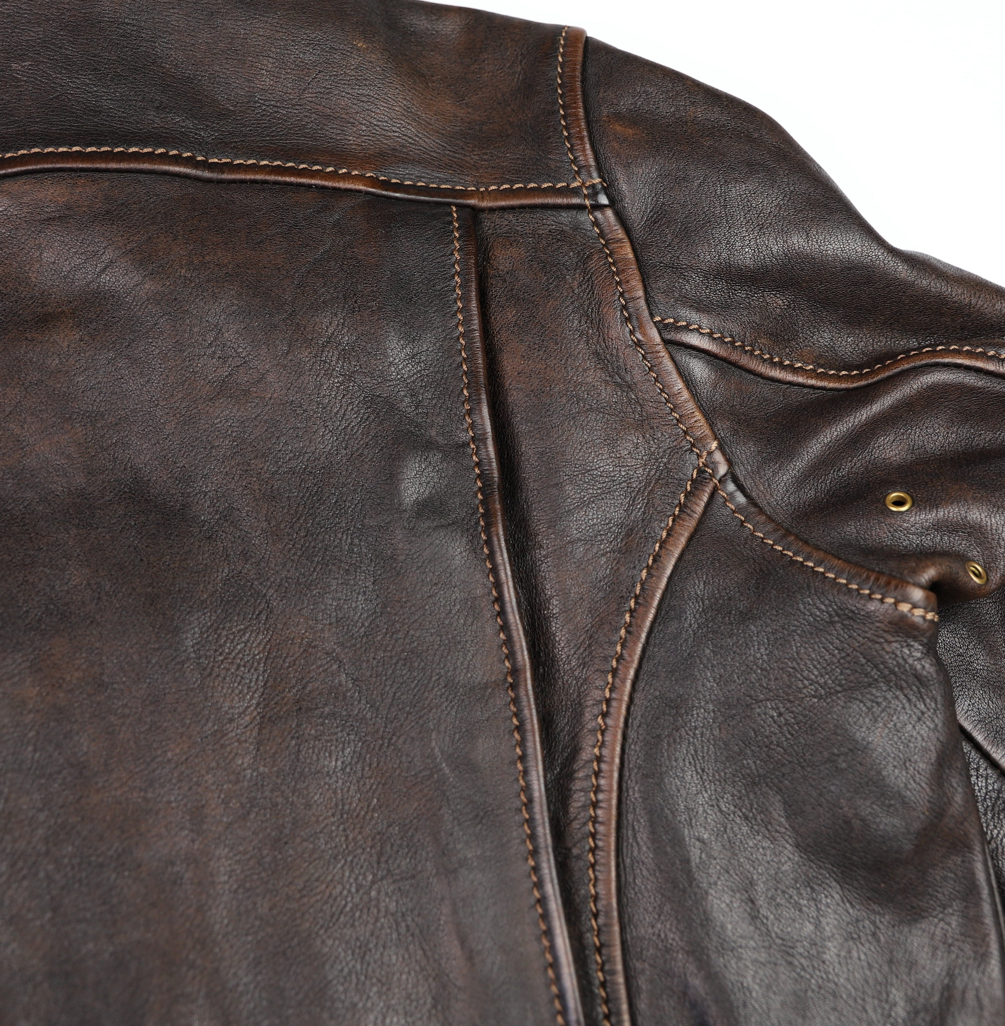 Thedi Hektor Half Belt, size Medium, Chestnut Bruciato