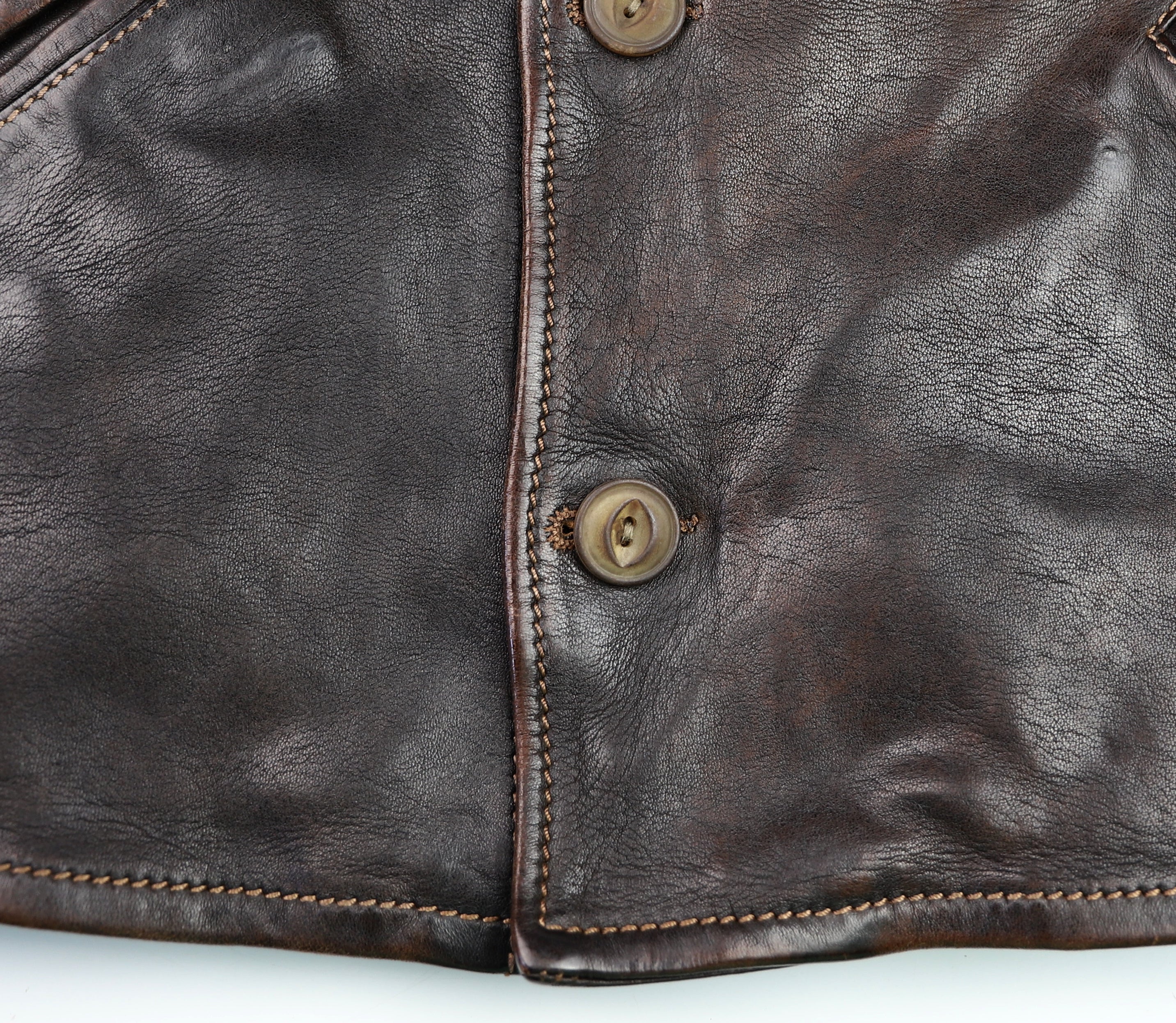 Thedi Hektor Half Belt, size XL, Chestnut Bruciato