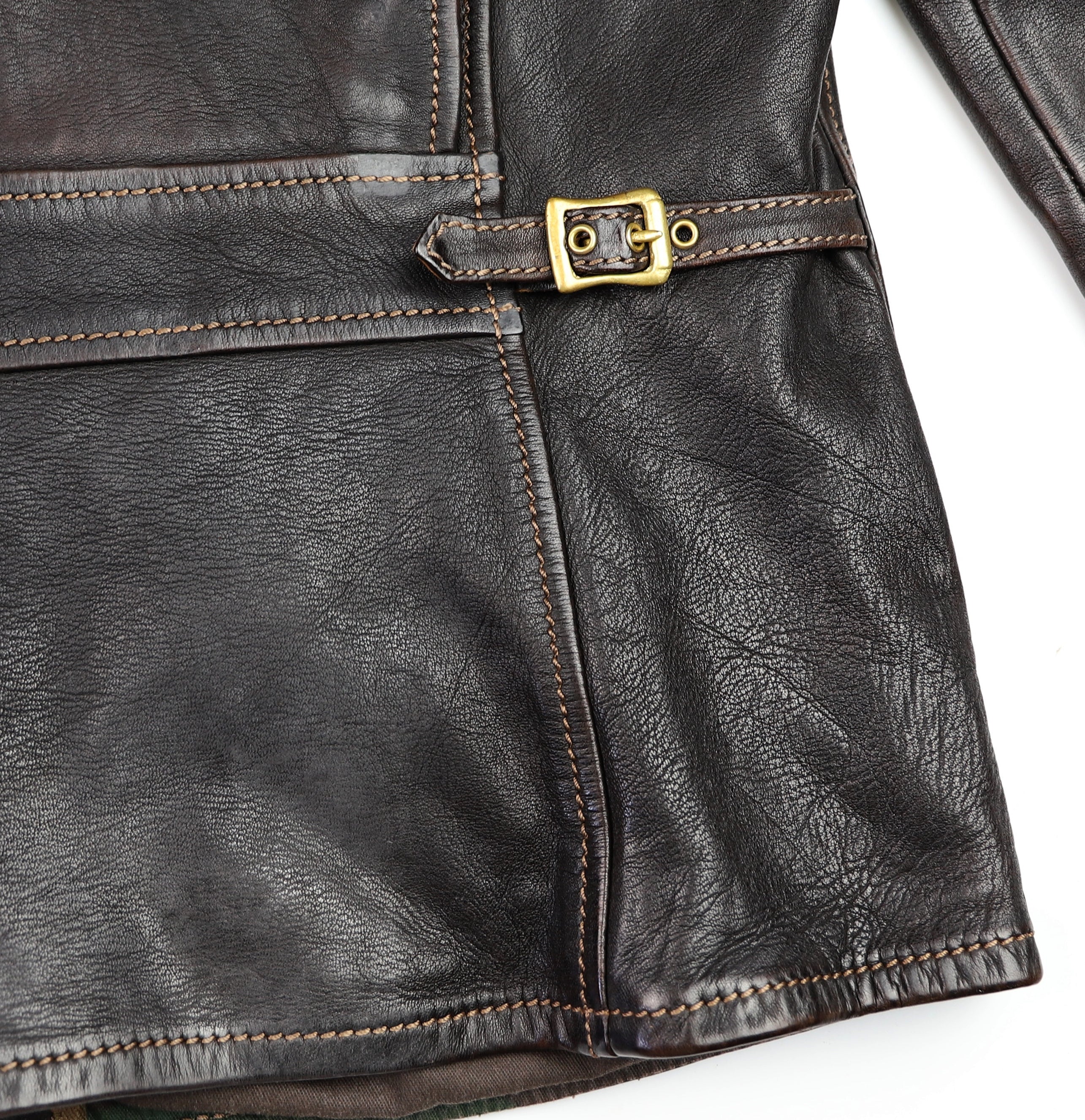 Thedi Hektor Half Belt, size XL, Chestnut Bruciato