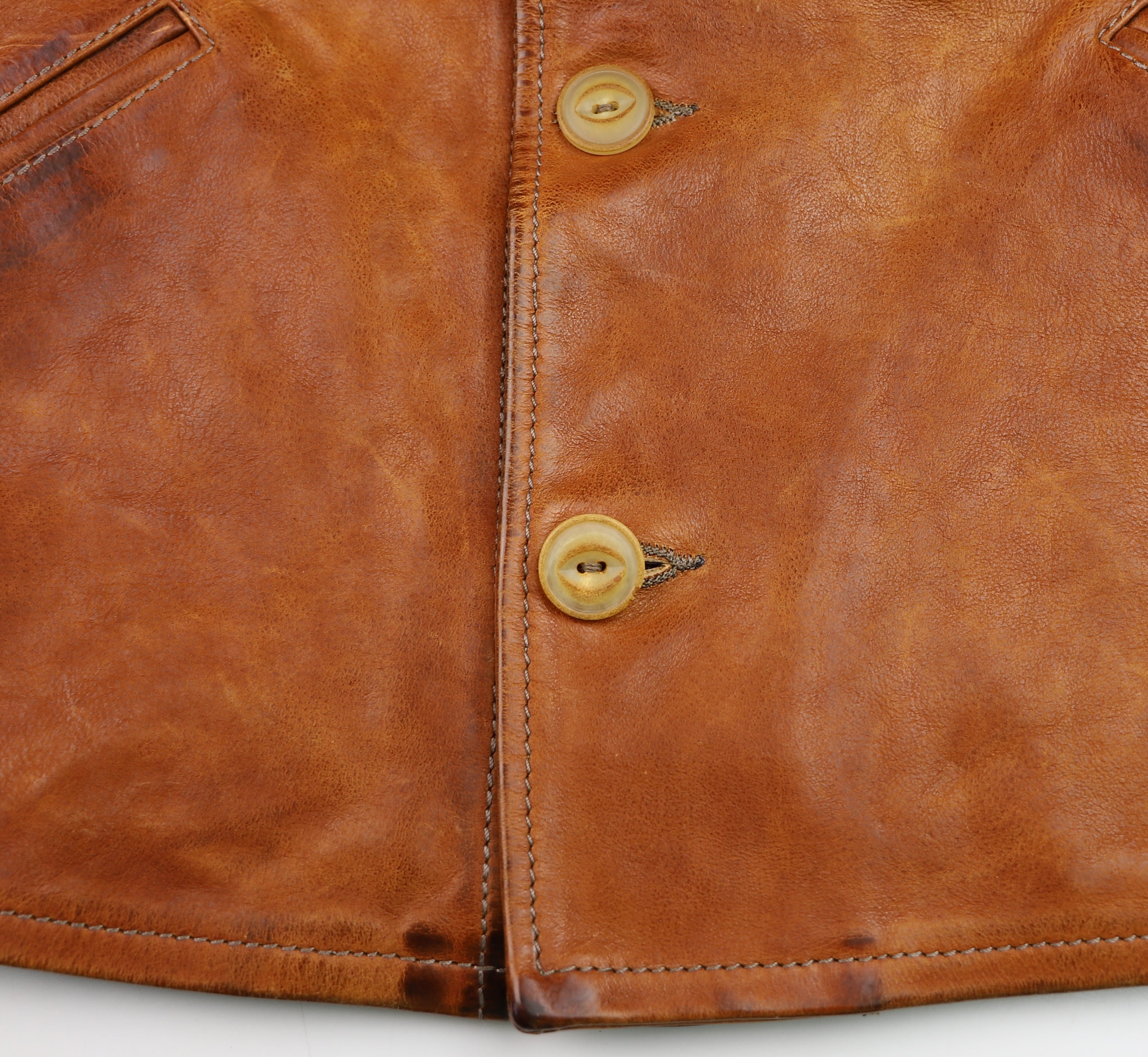 Thedi Hektor Half Belt, size 2XL, Cognac Toscano Buffalo