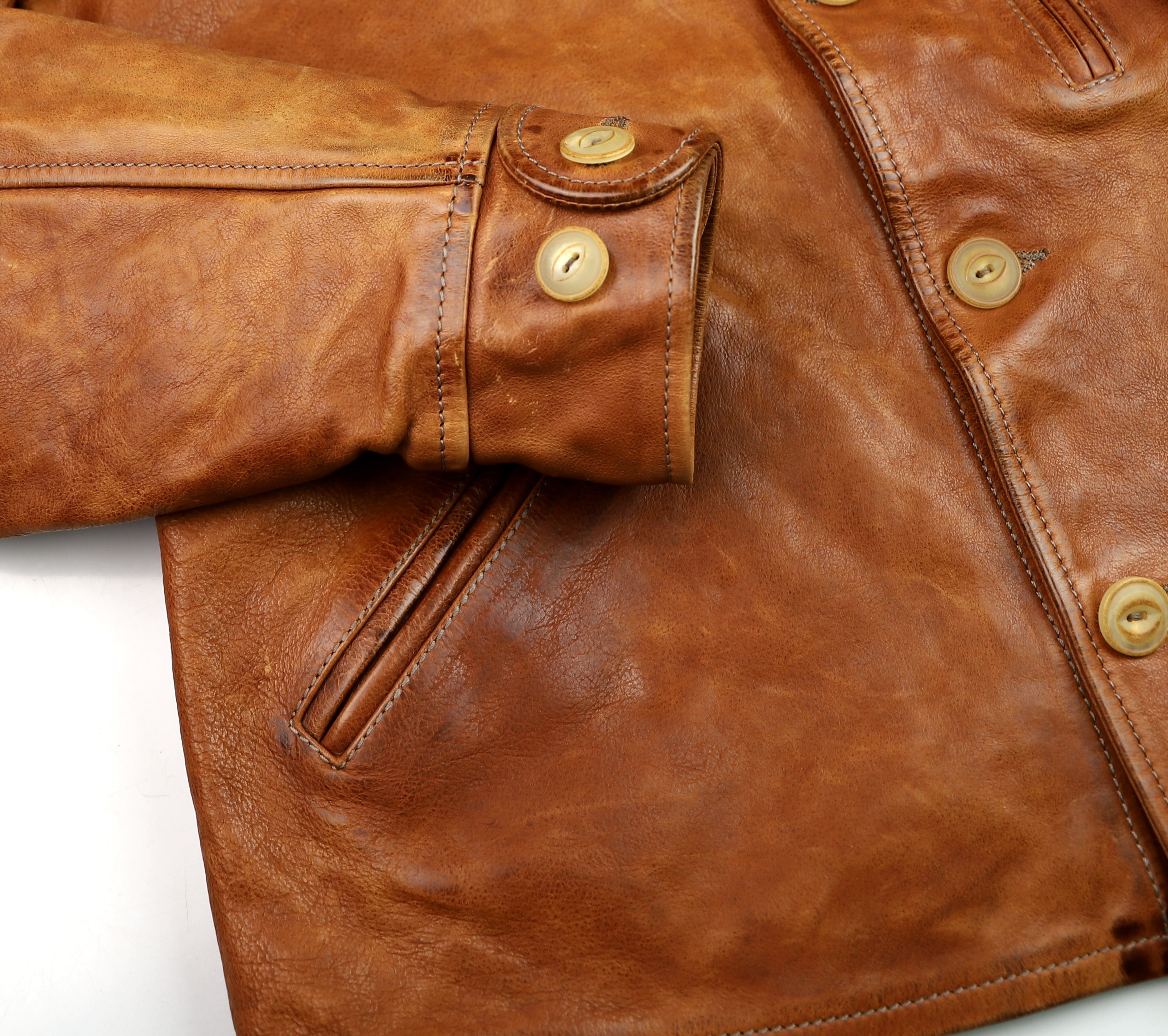 Thedi Hektor Half Belt, size 2XL, Cognac Toscano Buffalo