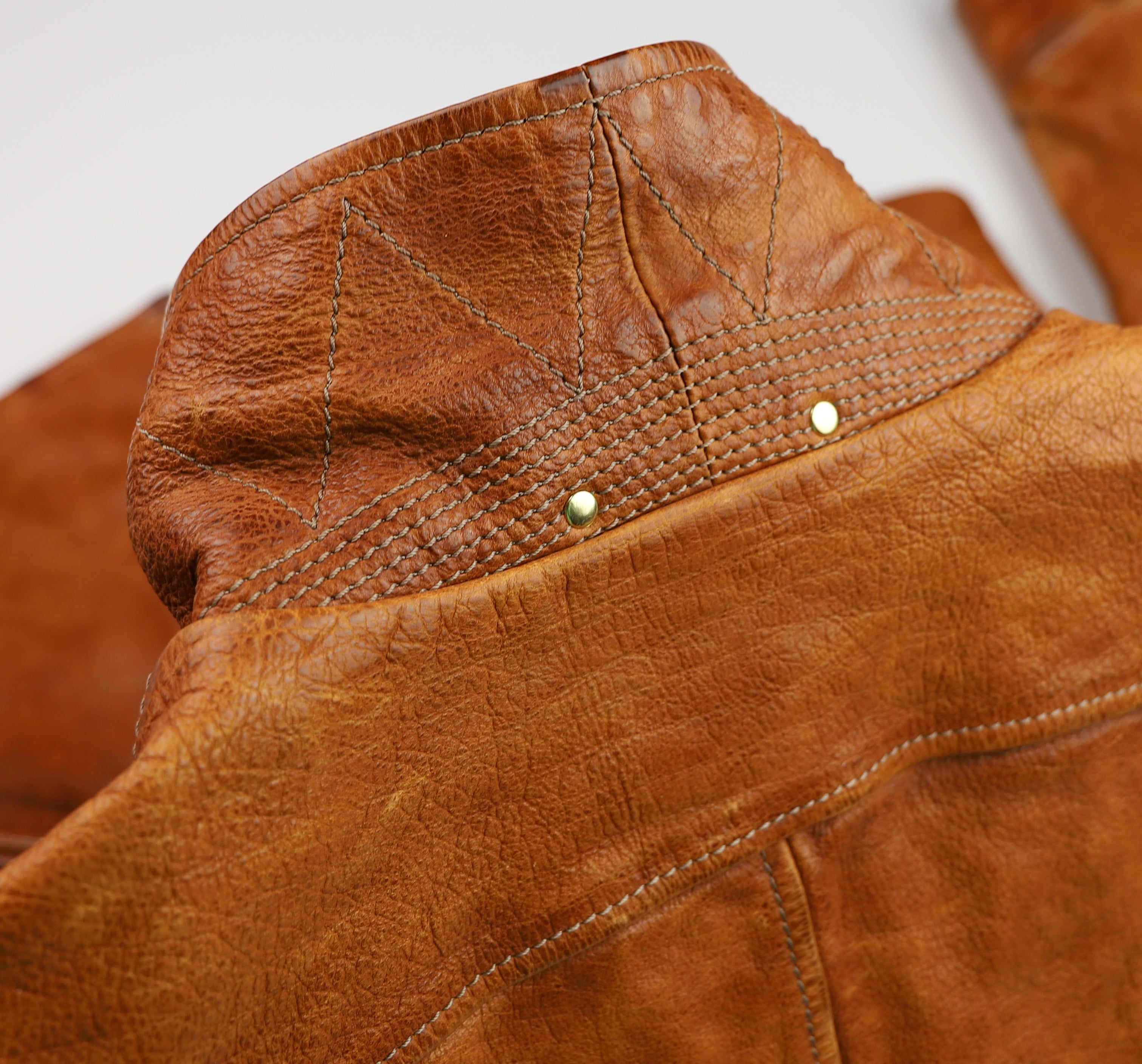 Thedi Hektor Half Belt, size 2XL, Cognac Toscano Buffalo