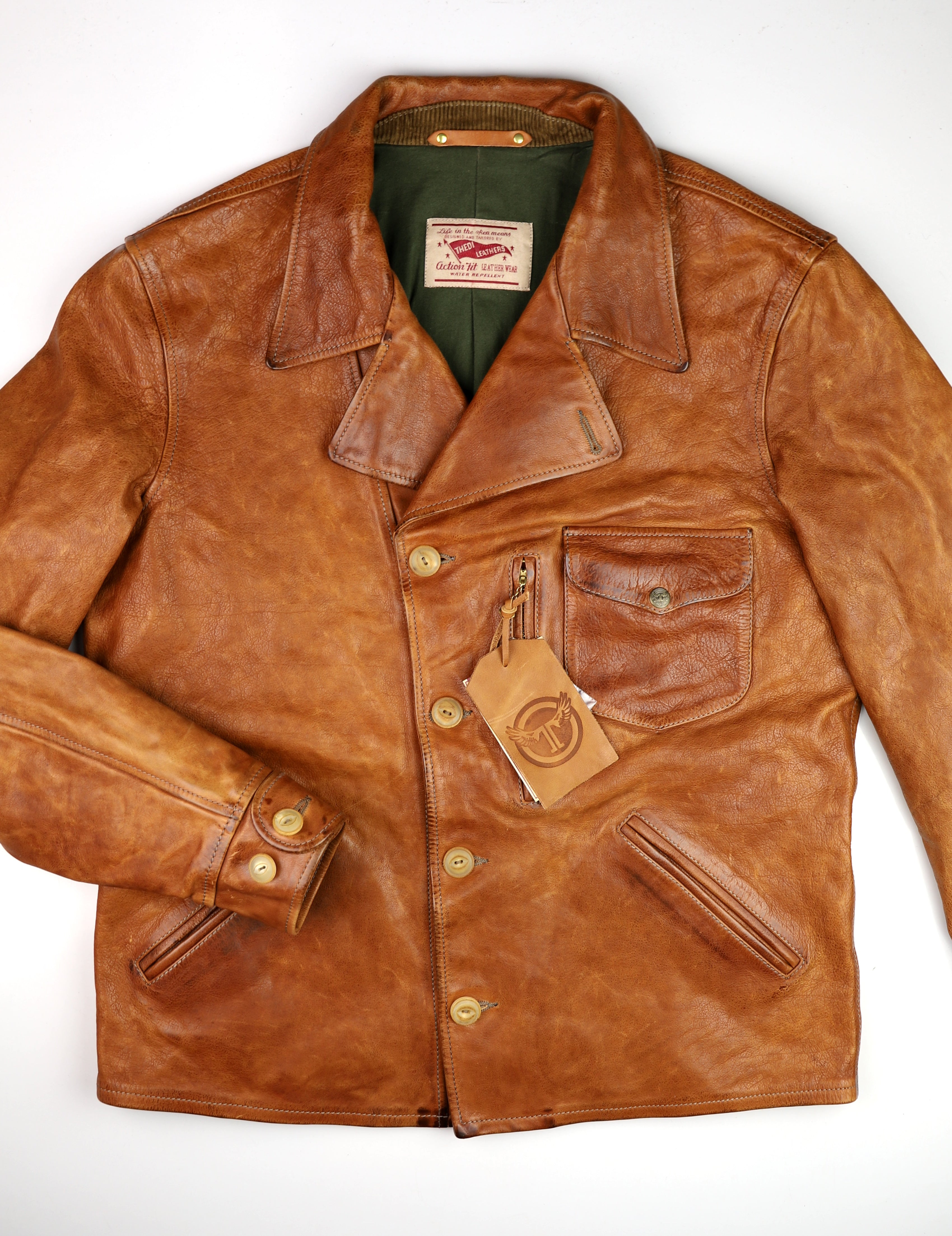 Thedi Hektor Half Belt, size 2XL, Cognac Toscano Buffalo