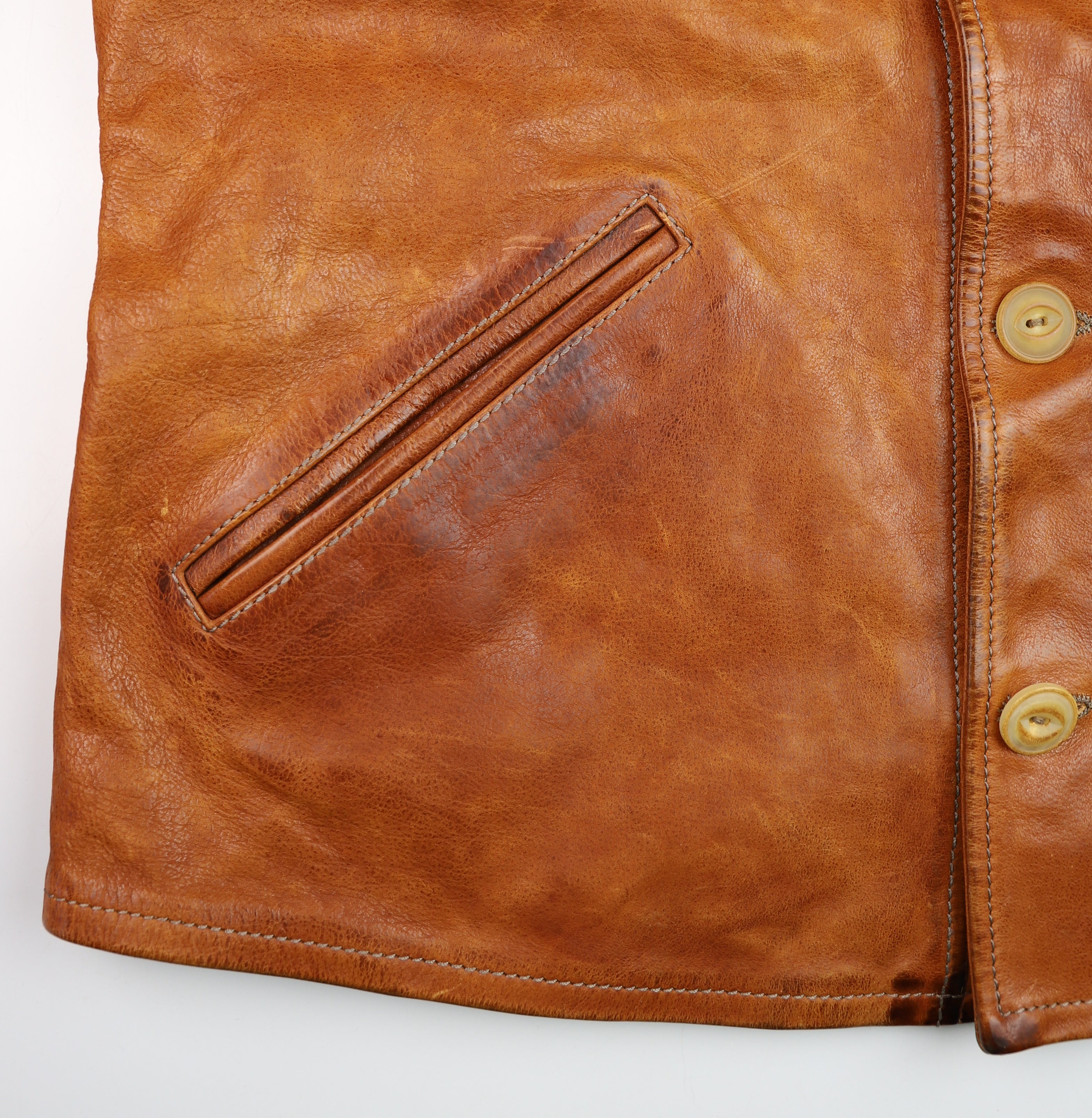 Thedi Hektor Half Belt, size 2XL, Cognac Toscano Buffalo