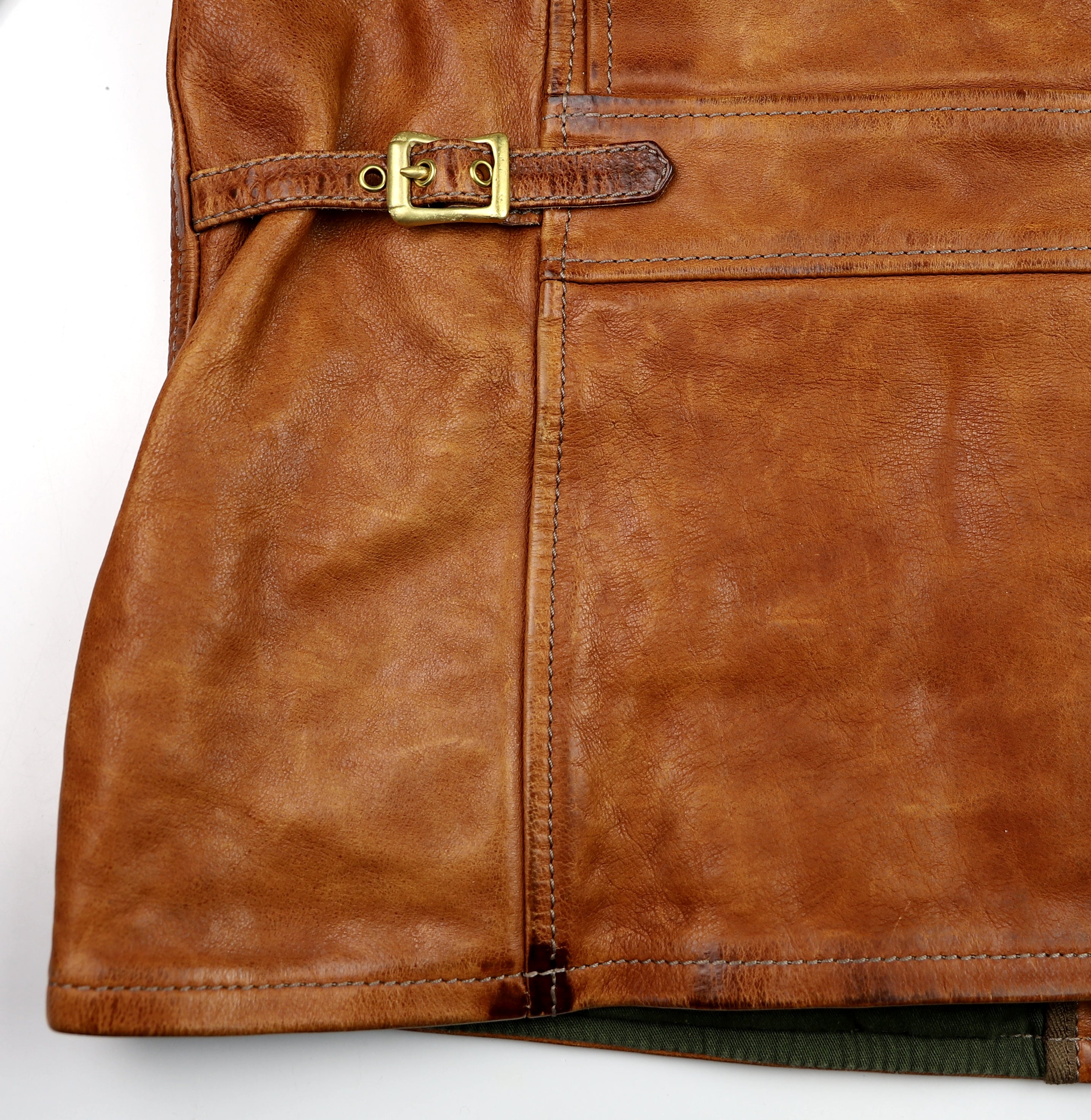 Thedi Hektor Half Belt, size 2XL, Cognac Toscano Buffalo