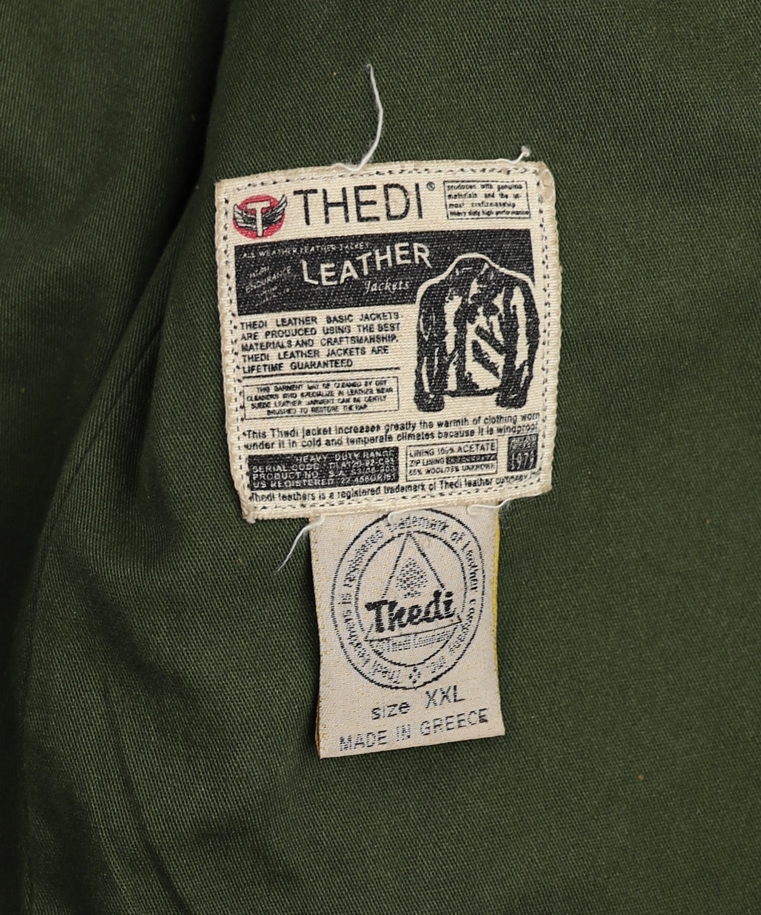 Thedi Hektor Half Belt, size 2XL, Cognac Toscano Buffalo