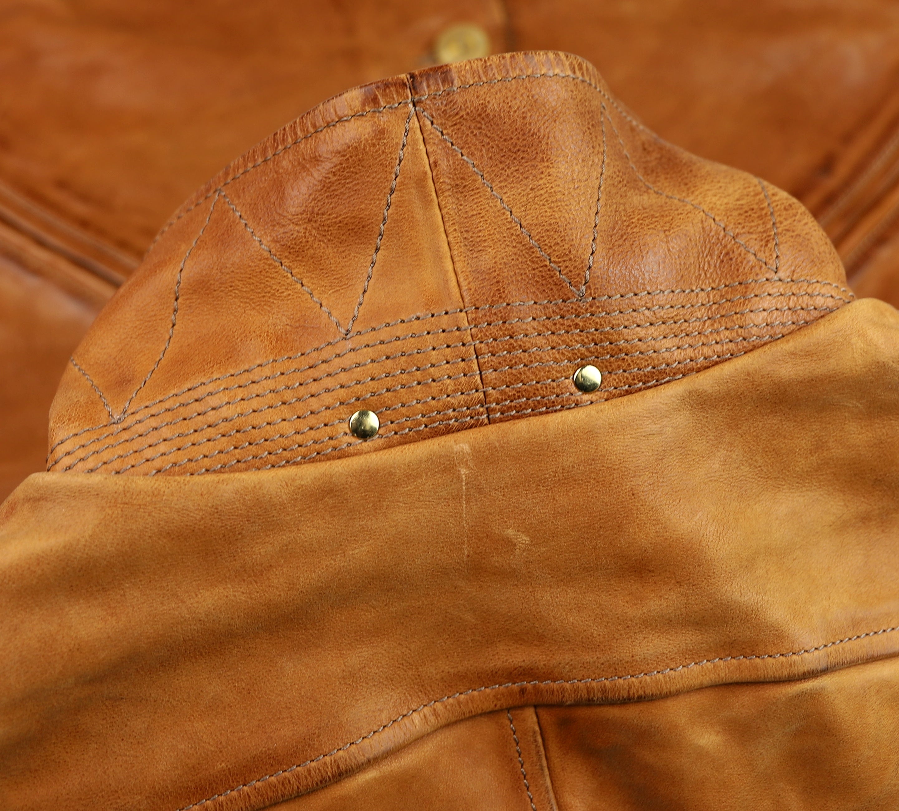 Thedi Hektor Half Belt, size 3XL, Cognac Buffalo