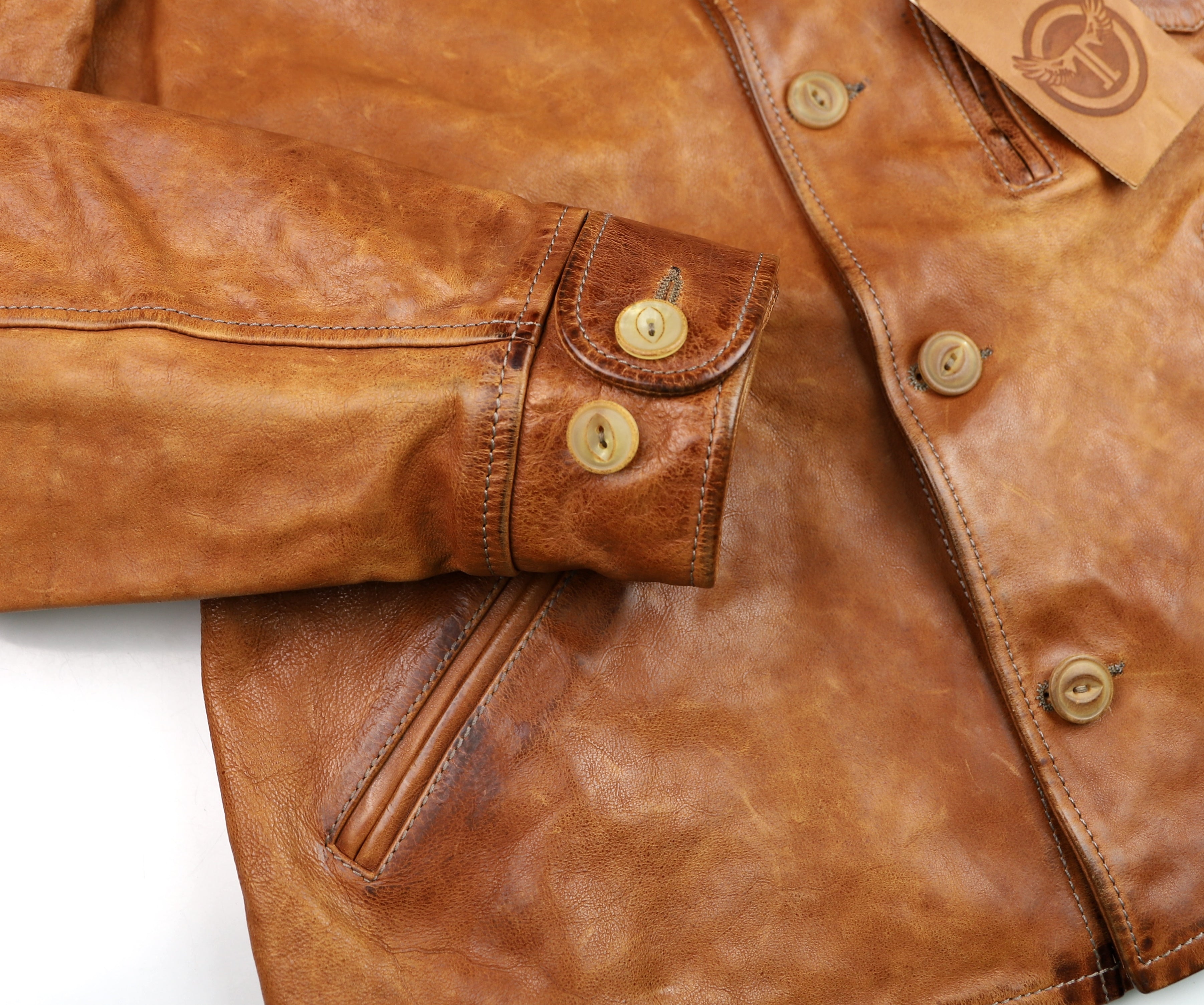 Thedi Hektor Half Belt, size 3XL, Cognac Toscano Buffalo