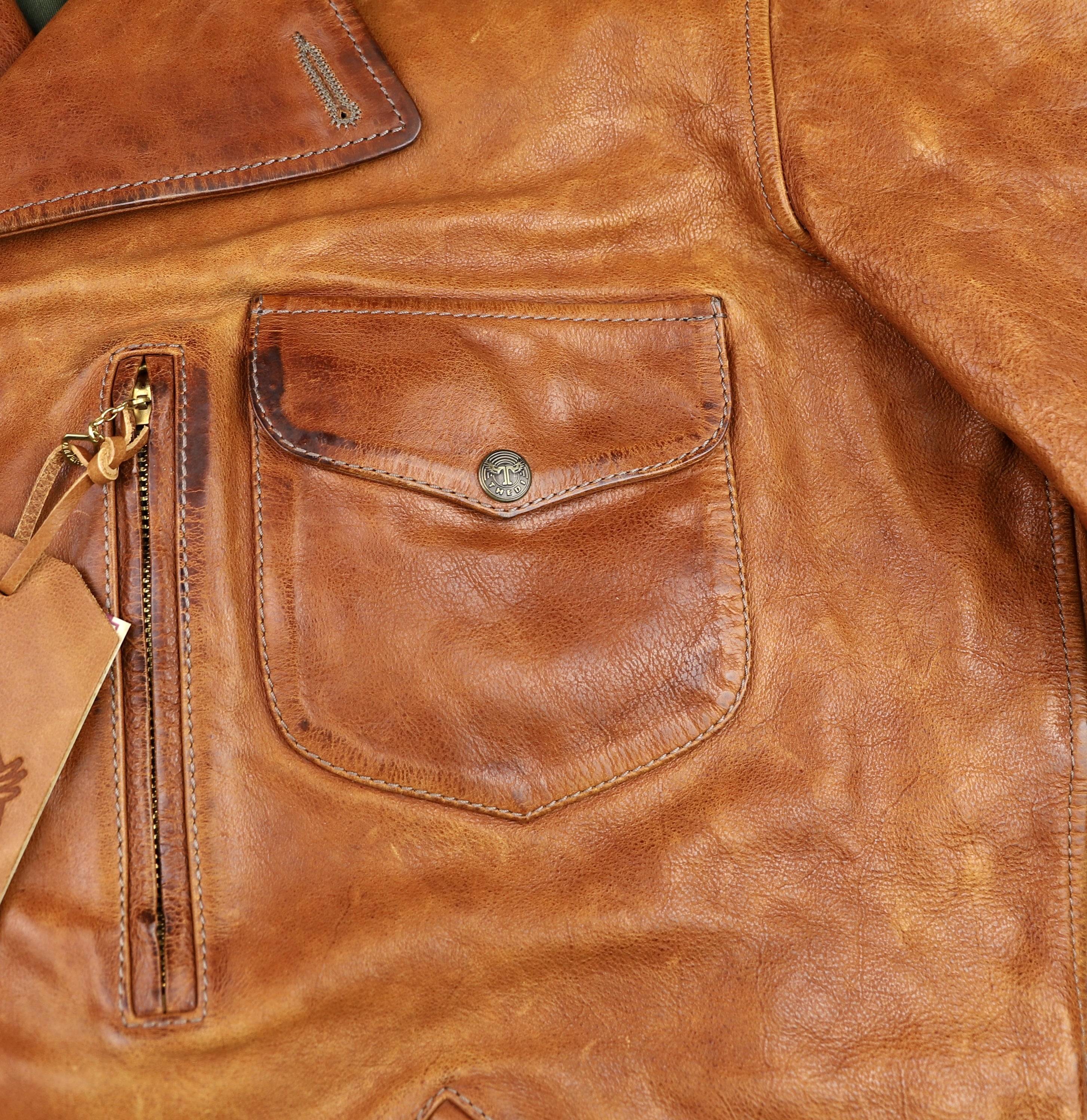 Thedi Hektor Half Belt, size 3XL, Cognac Toscano Buffalo