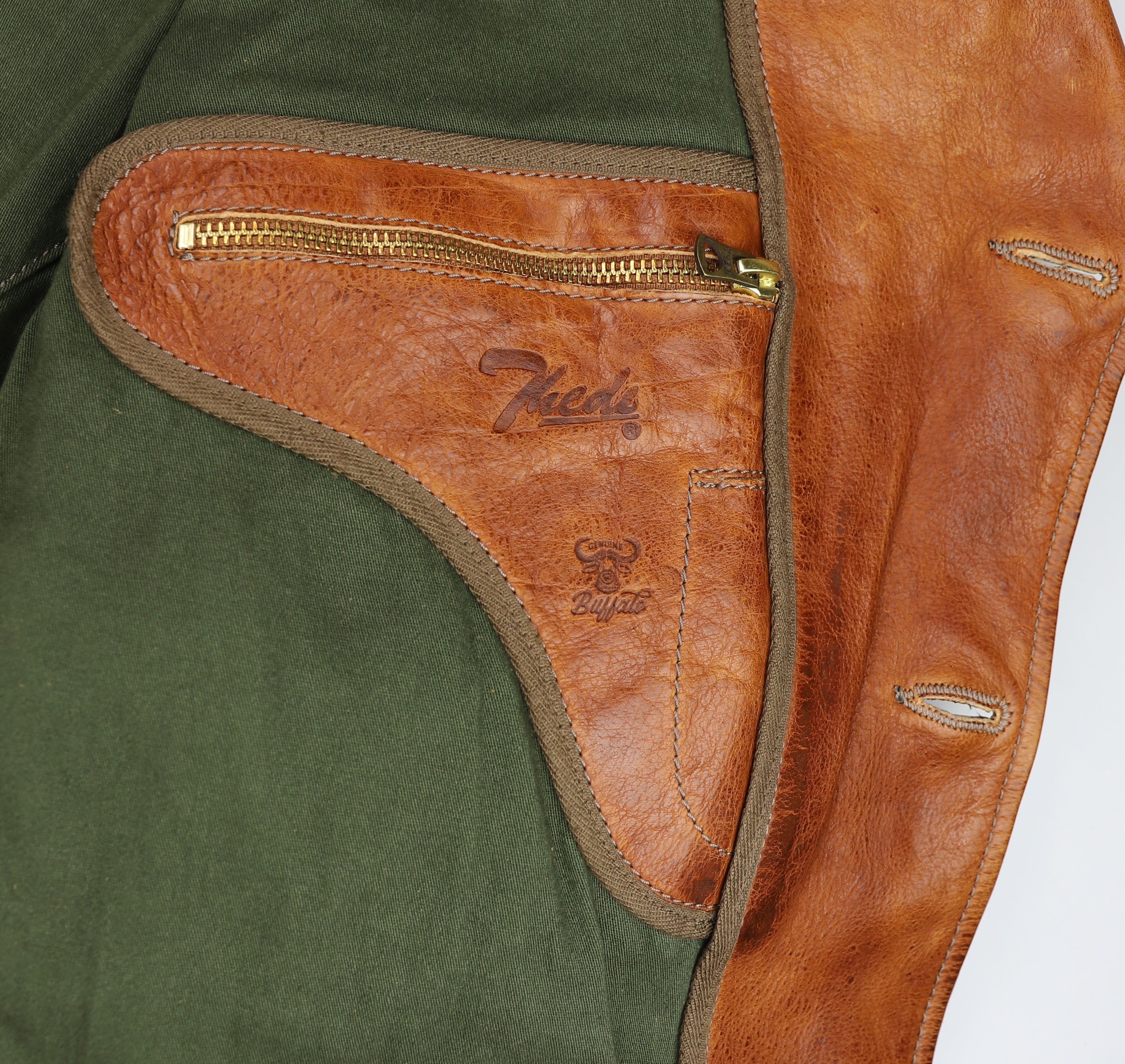 Thedi Hektor Half Belt, size 3XL, Cognac Toscano Buffalo