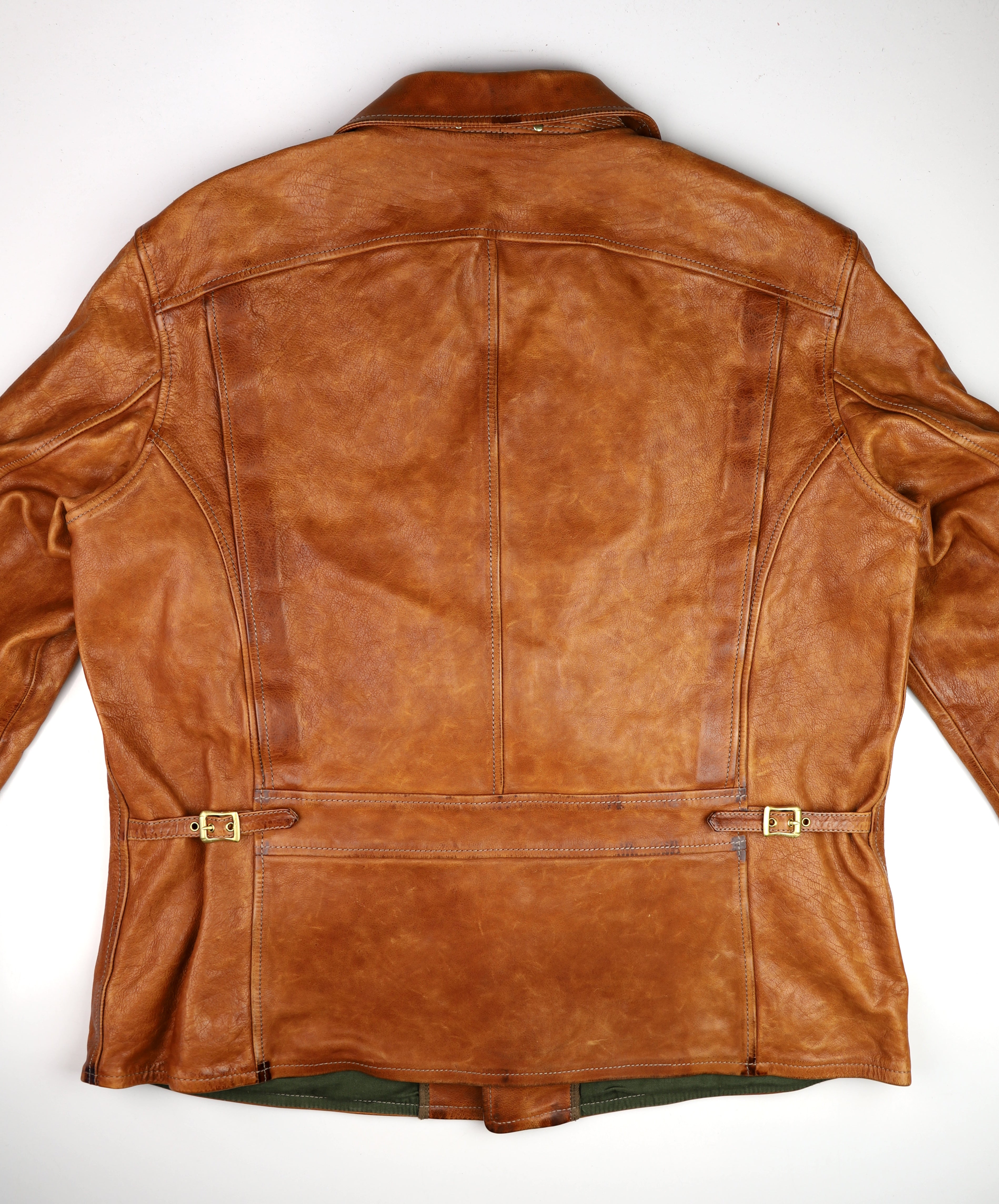 Thedi Hektor Half Belt, size 4XL, Cognac Toscano Buffalo