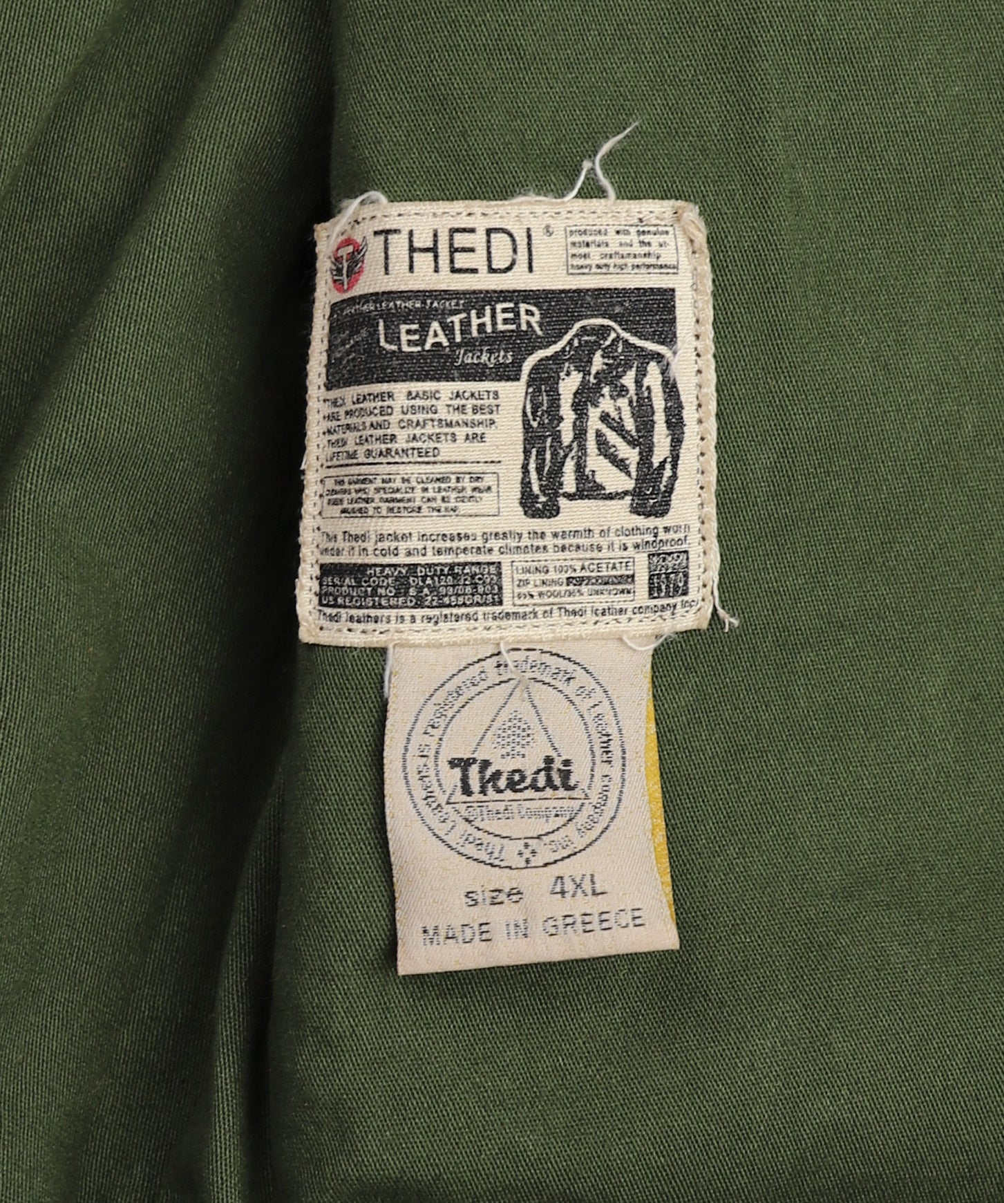 Thedi Hektor Half Belt, size 4XL, Cognac Toscano Buffalo