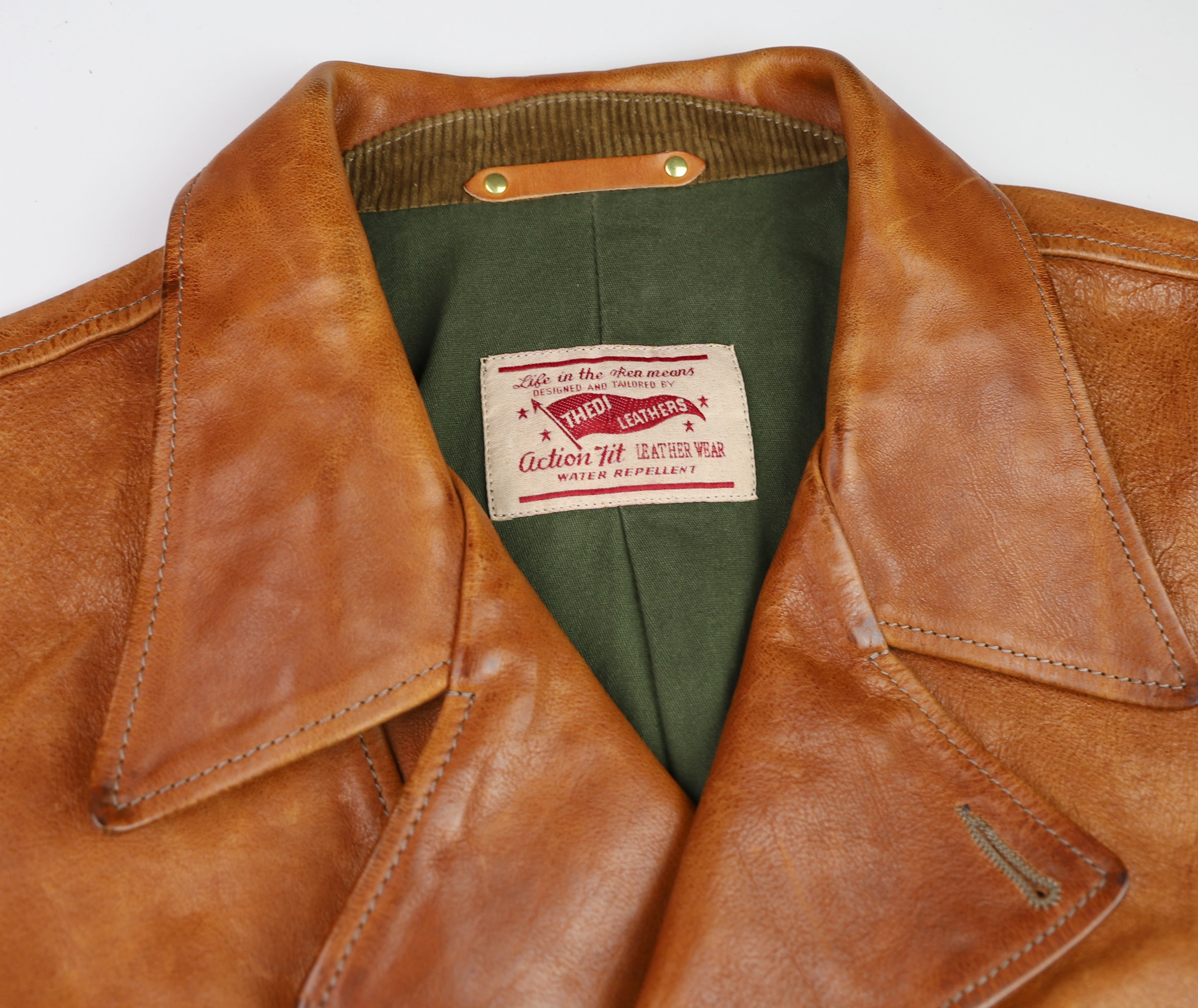 Thedi Hektor Half Belt, size 4XL, Cognac Toscano Buffalo