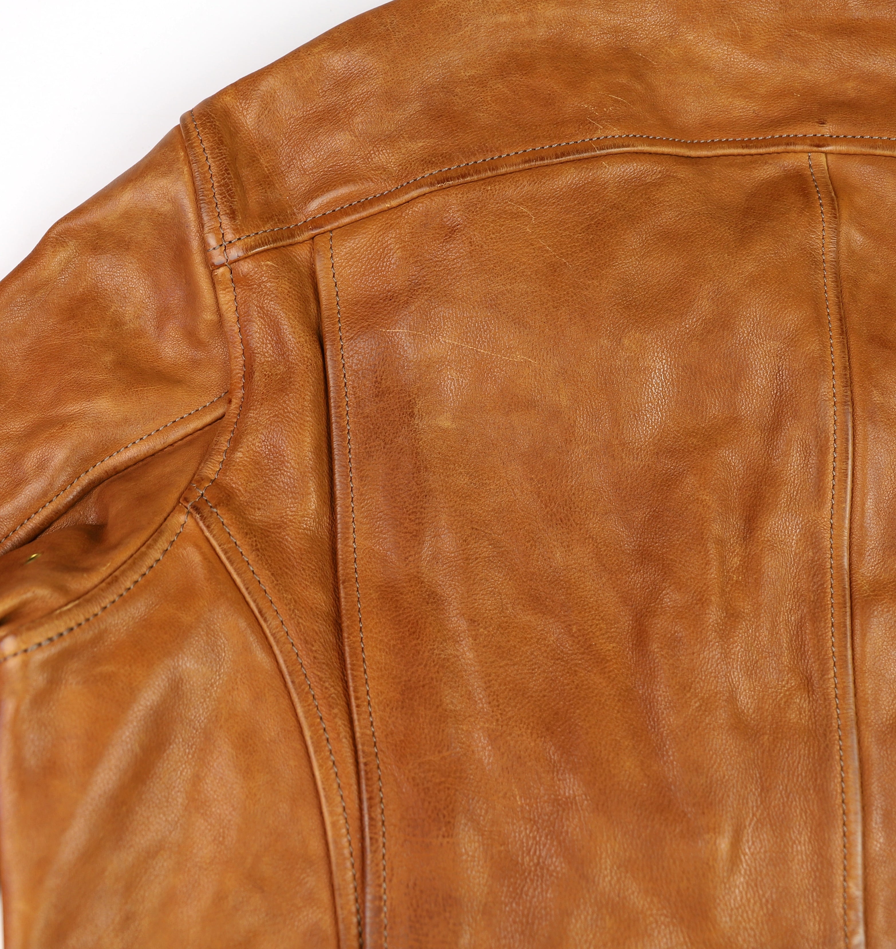 Thedi Hektor Half Belt, size Large, Cognac Buffalo