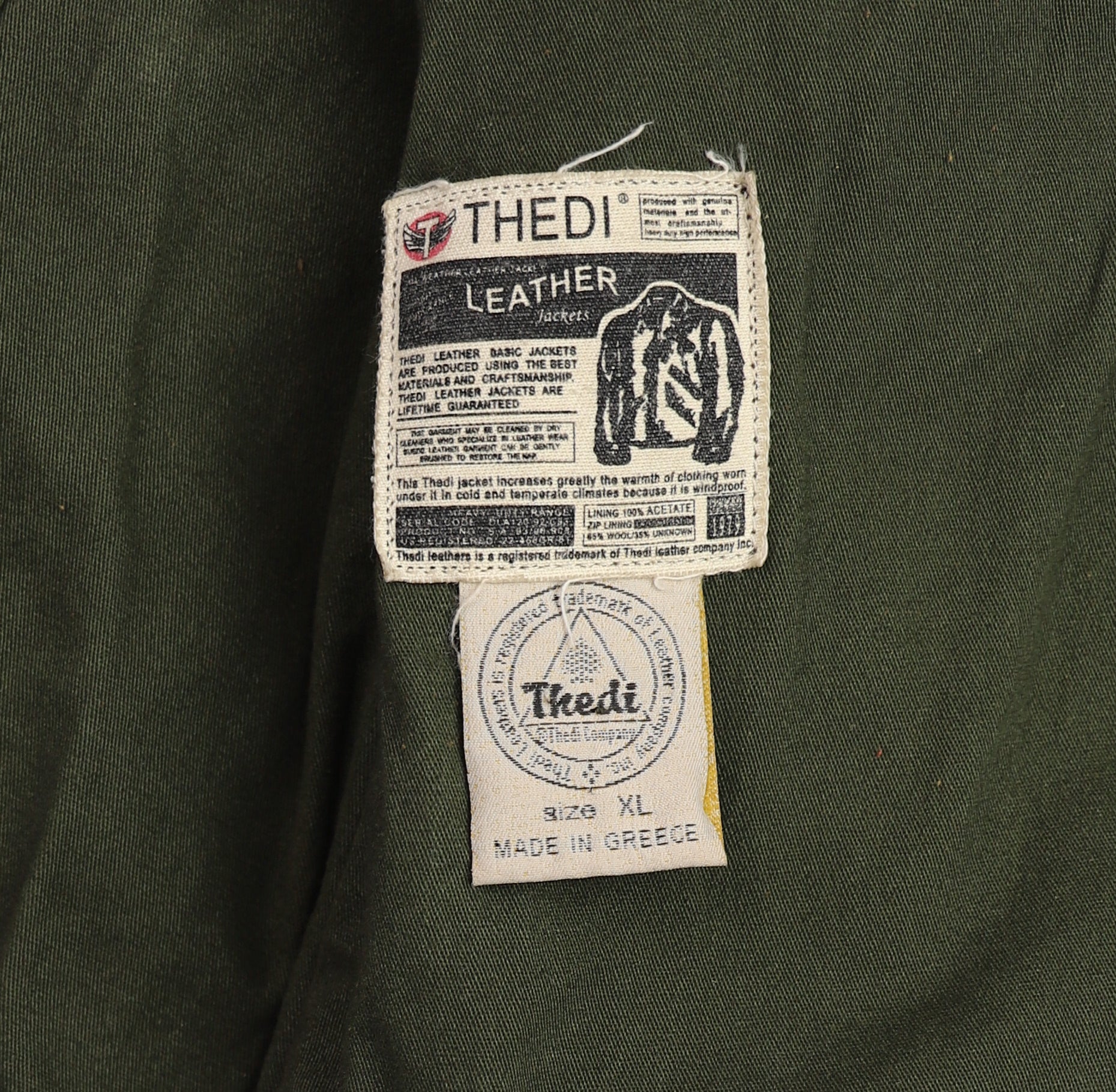 Thedi Hektor Half Belt, size XL, Cognac Buffalo