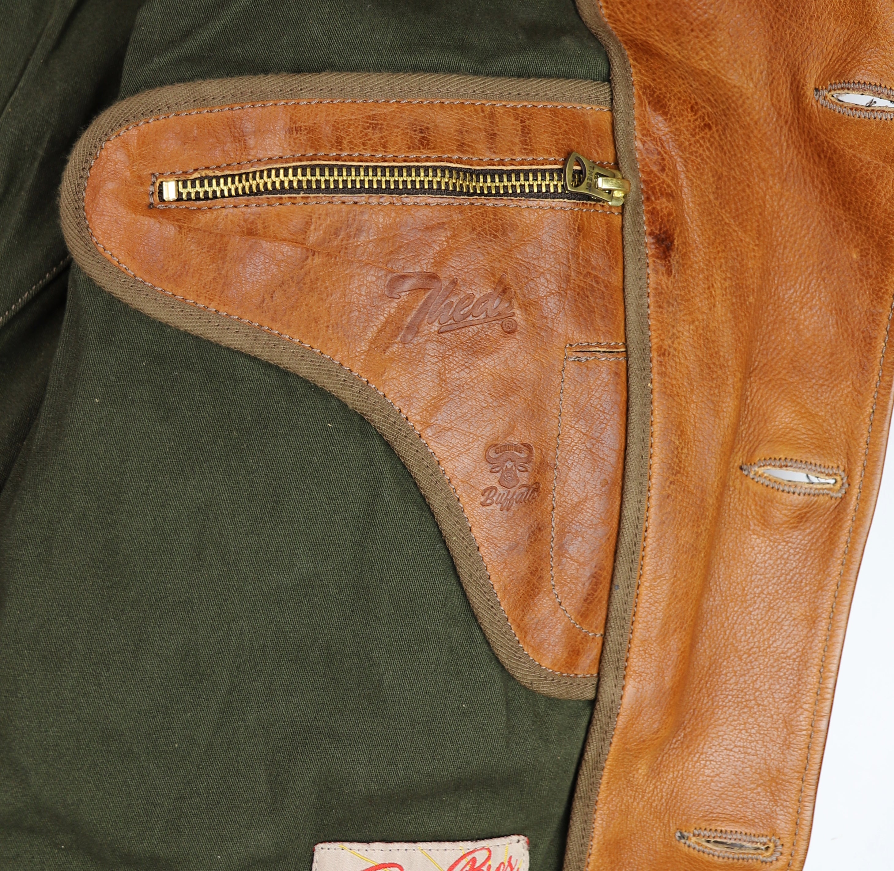 Thedi Hektor Half Belt, size XL, Cognac Toscano Buffalo