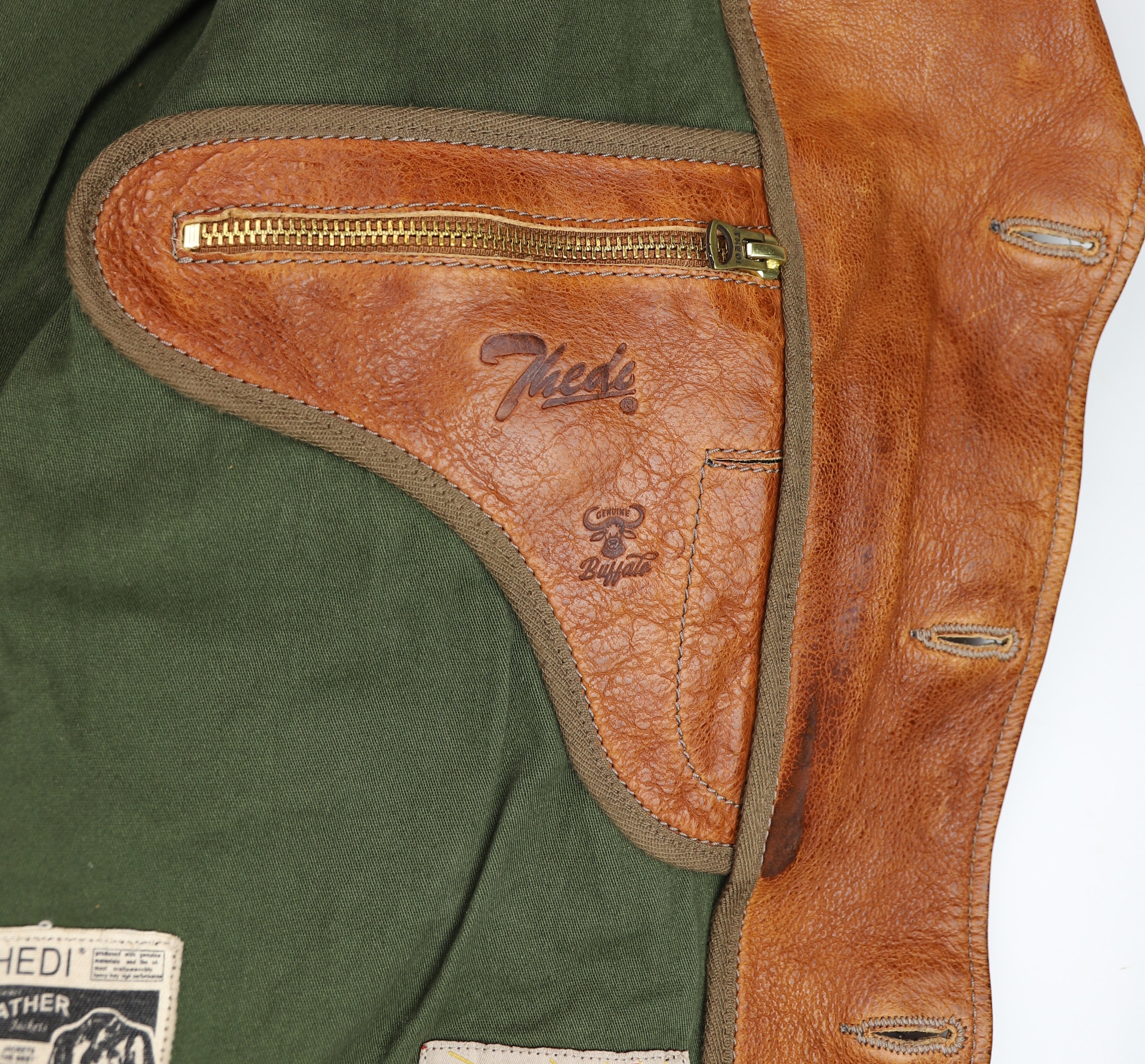 Thedi Hektor Half Belt, size XL, Cognac Toscano Buffalo