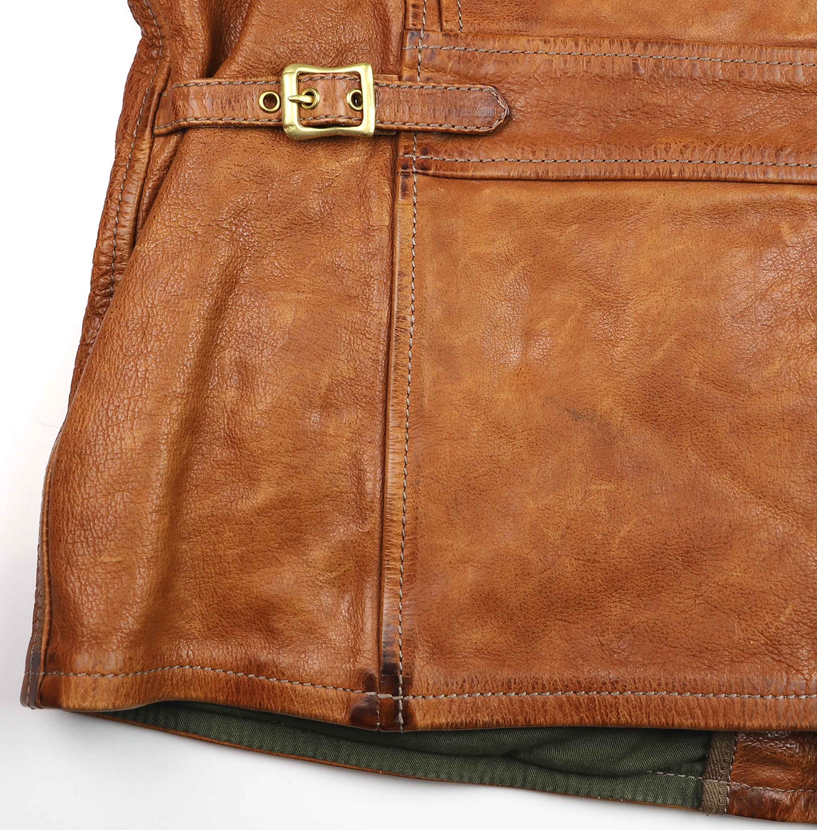 Thedi Hektor Half Belt, size XL, Cognac Toscano Buffalo