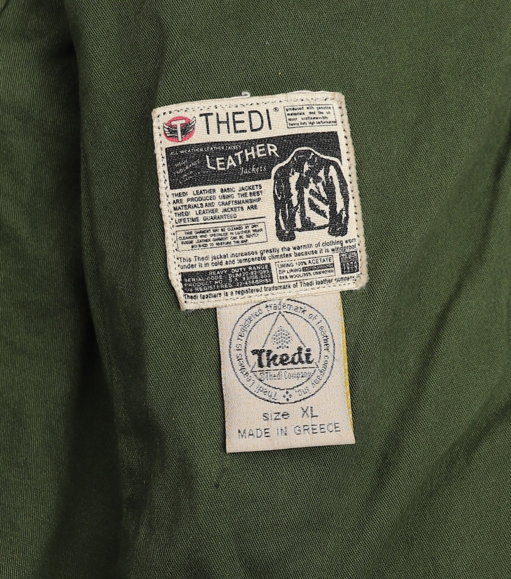 Thedi Hektor Half Belt, size XL, Cognac Toscano Buffalo