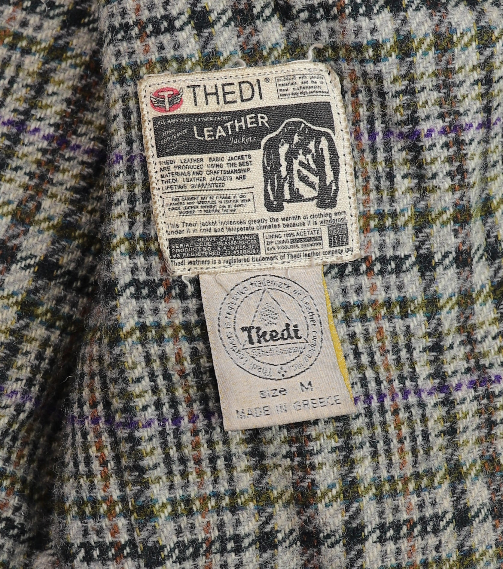 Thedi Idas Jacket, size Medium, Black Teacore Bruciato