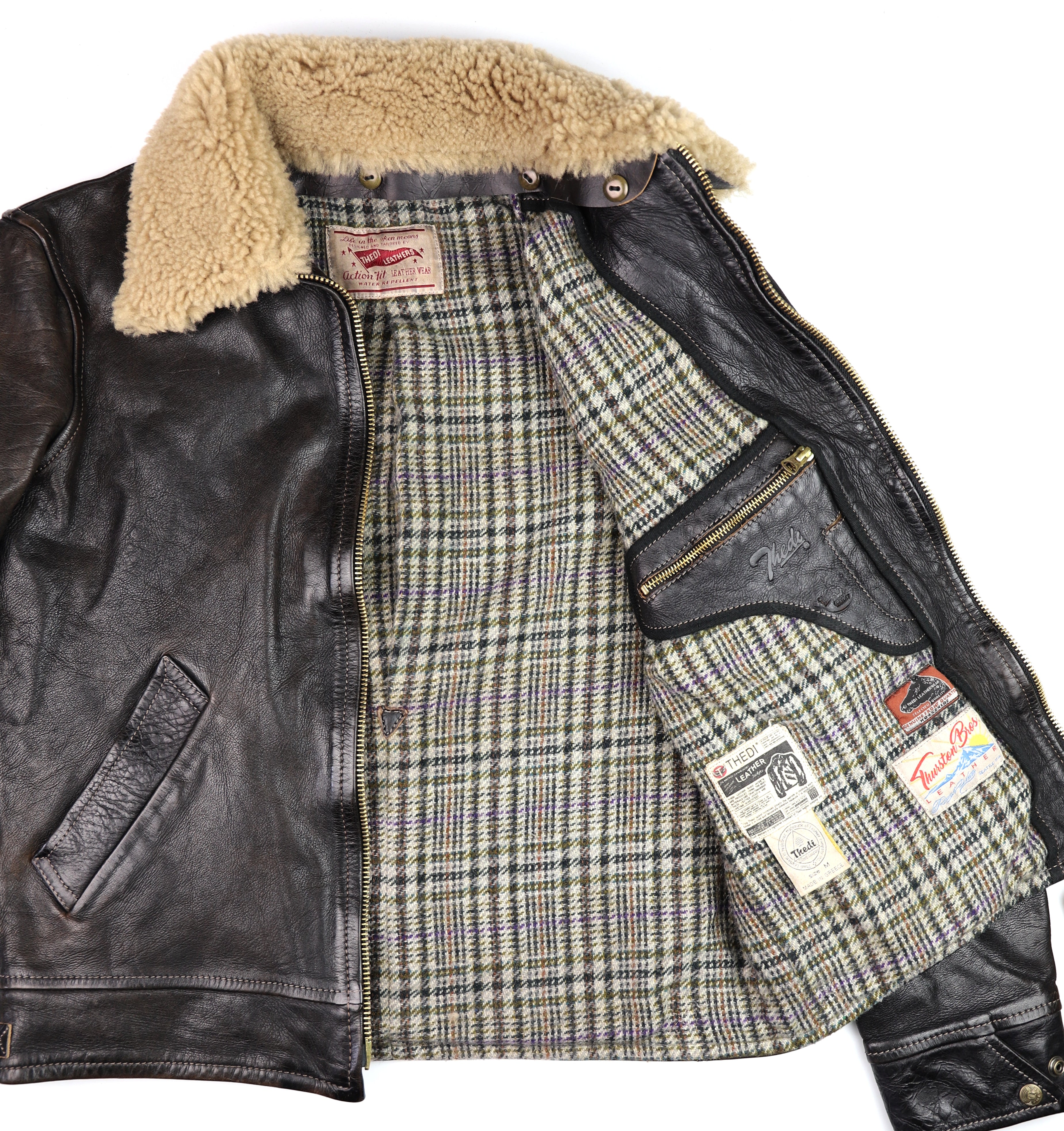 Thedi Idas Jacket, size Medium, Black Teacore Bruciato