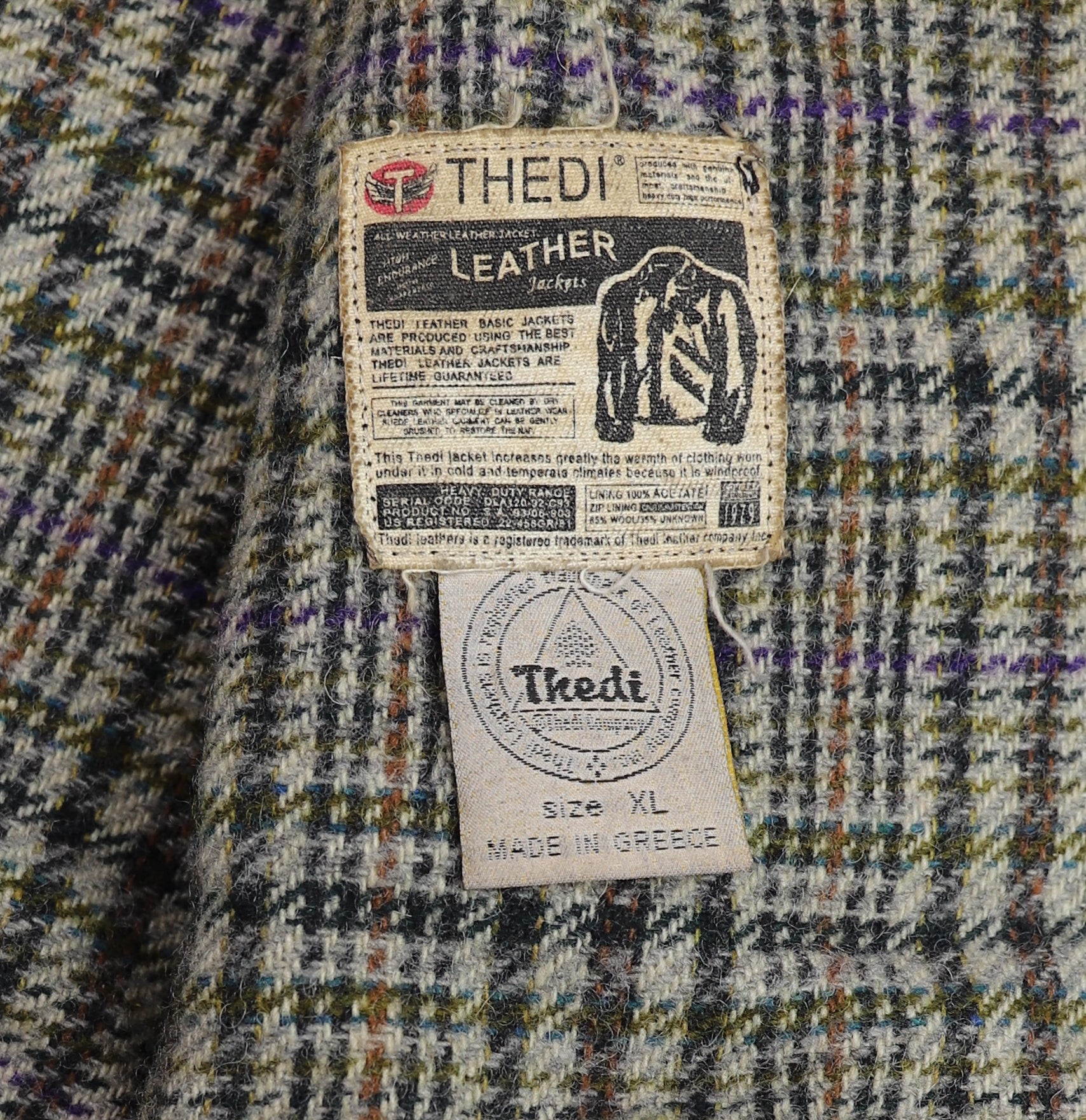 Thedi Idas Jacket, size XL, Black Teacore Bruciato