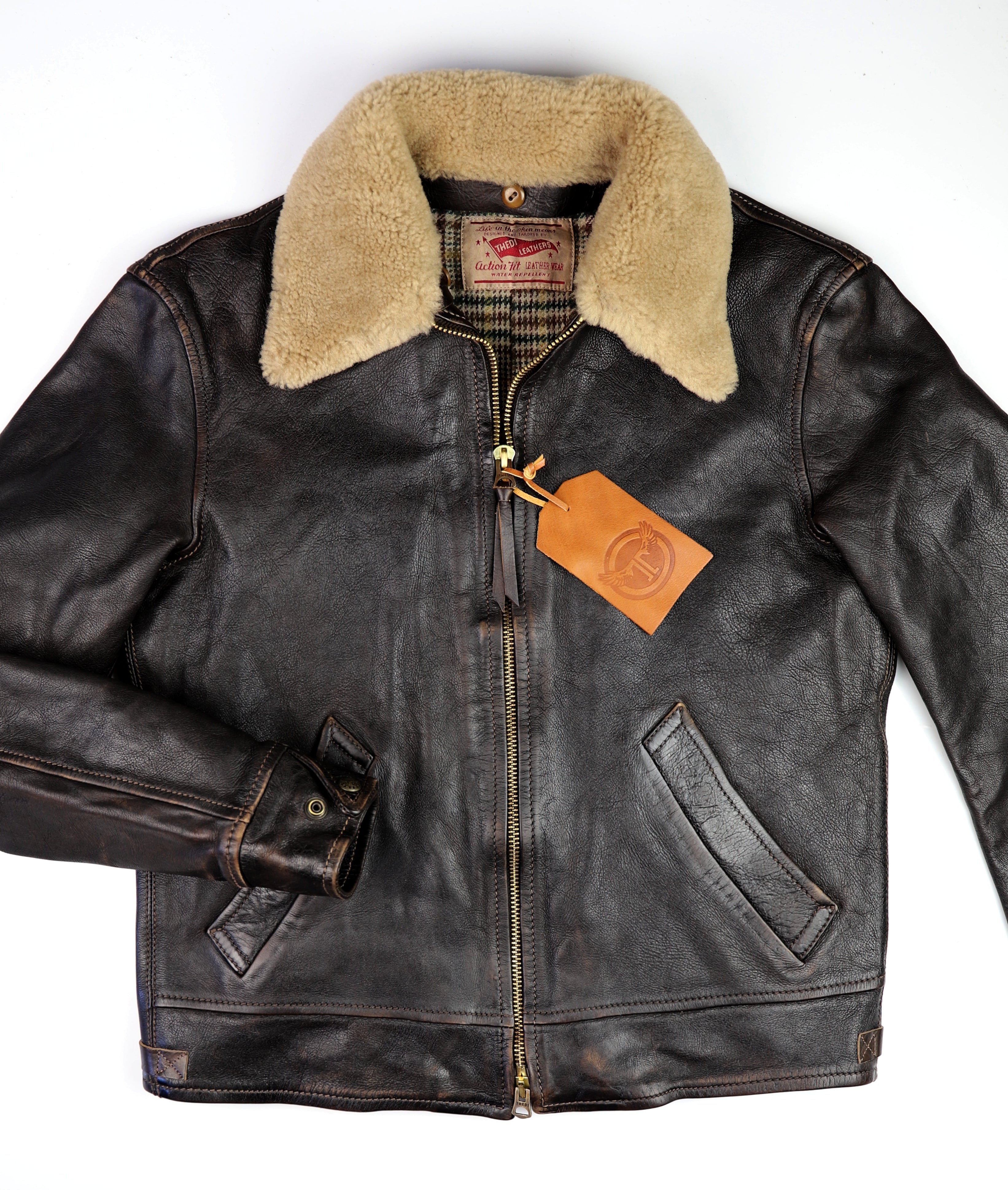 Thedi Idas Jacket, size Large, Chestnut Bruciato