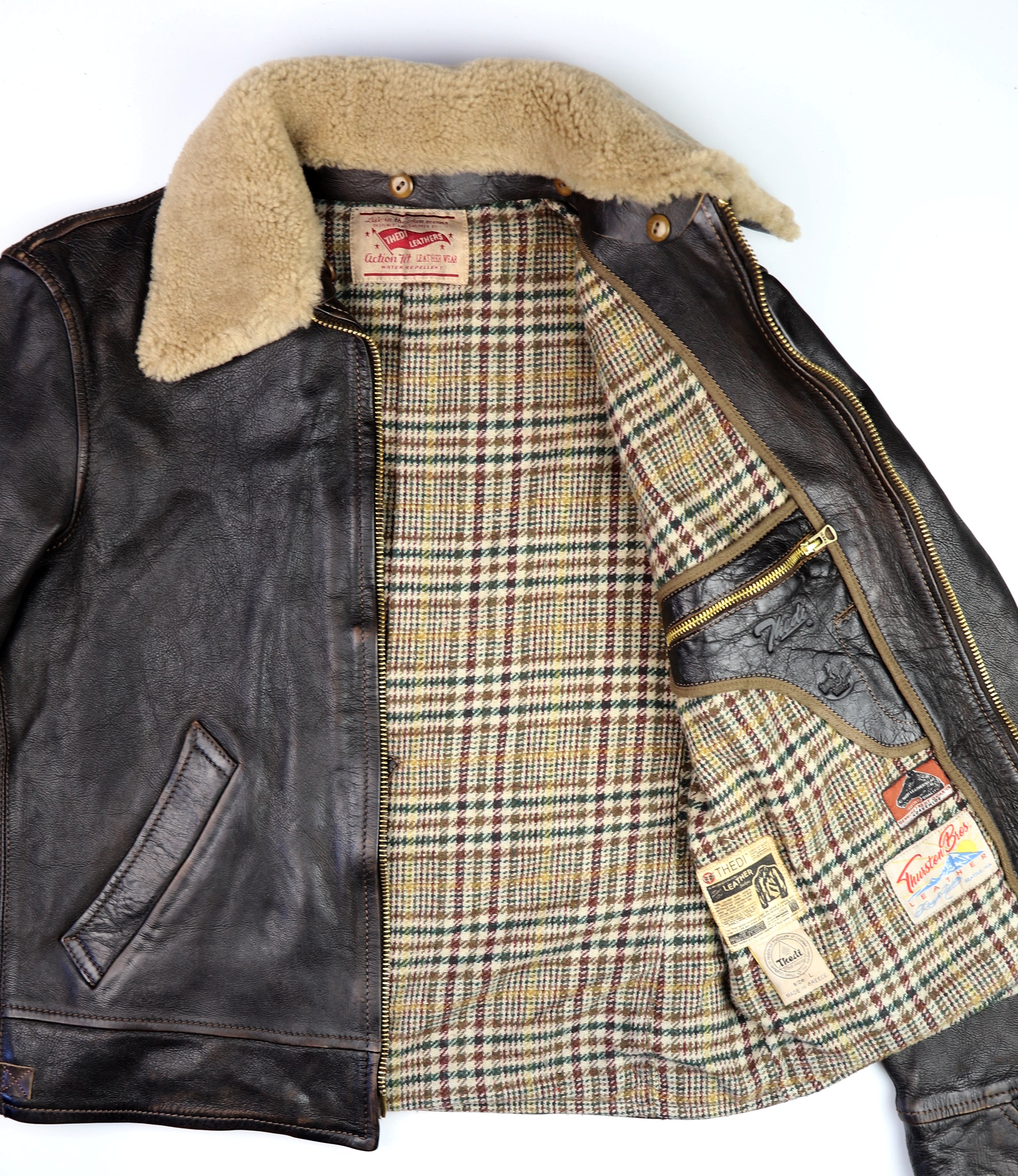 Thedi Idas Jacket, size Large, Chestnut Bruciato