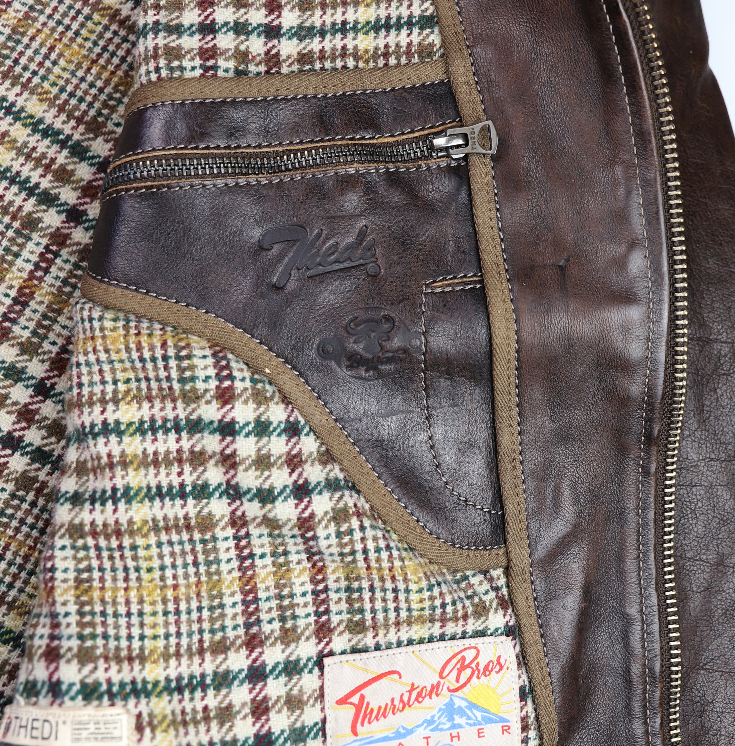 Thedi Idas Jacket, size 4XL, Espresso Toscano Buffalo