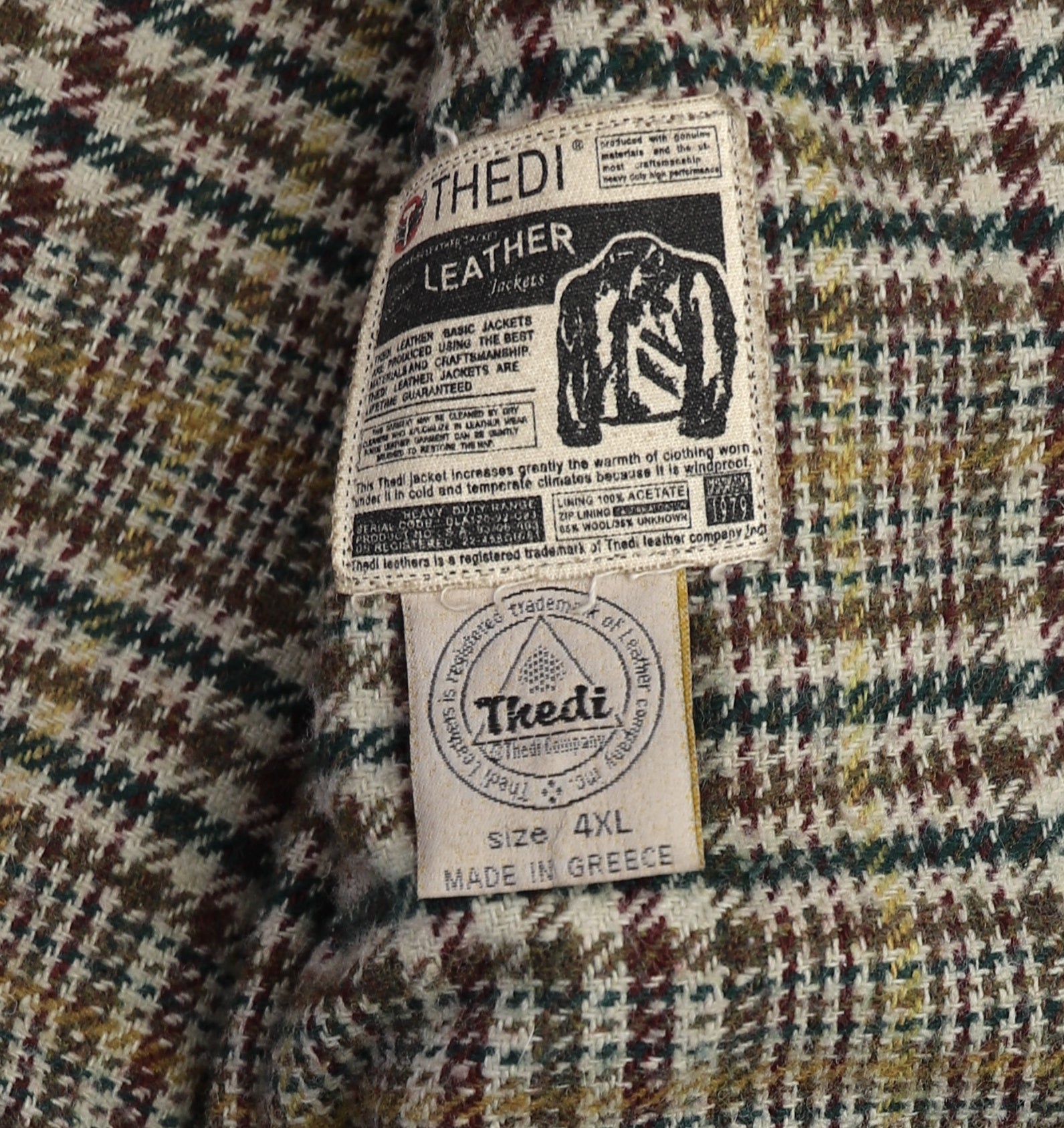 Thedi Idas Jacket, size 4XL, Espresso Toscano Buffalo