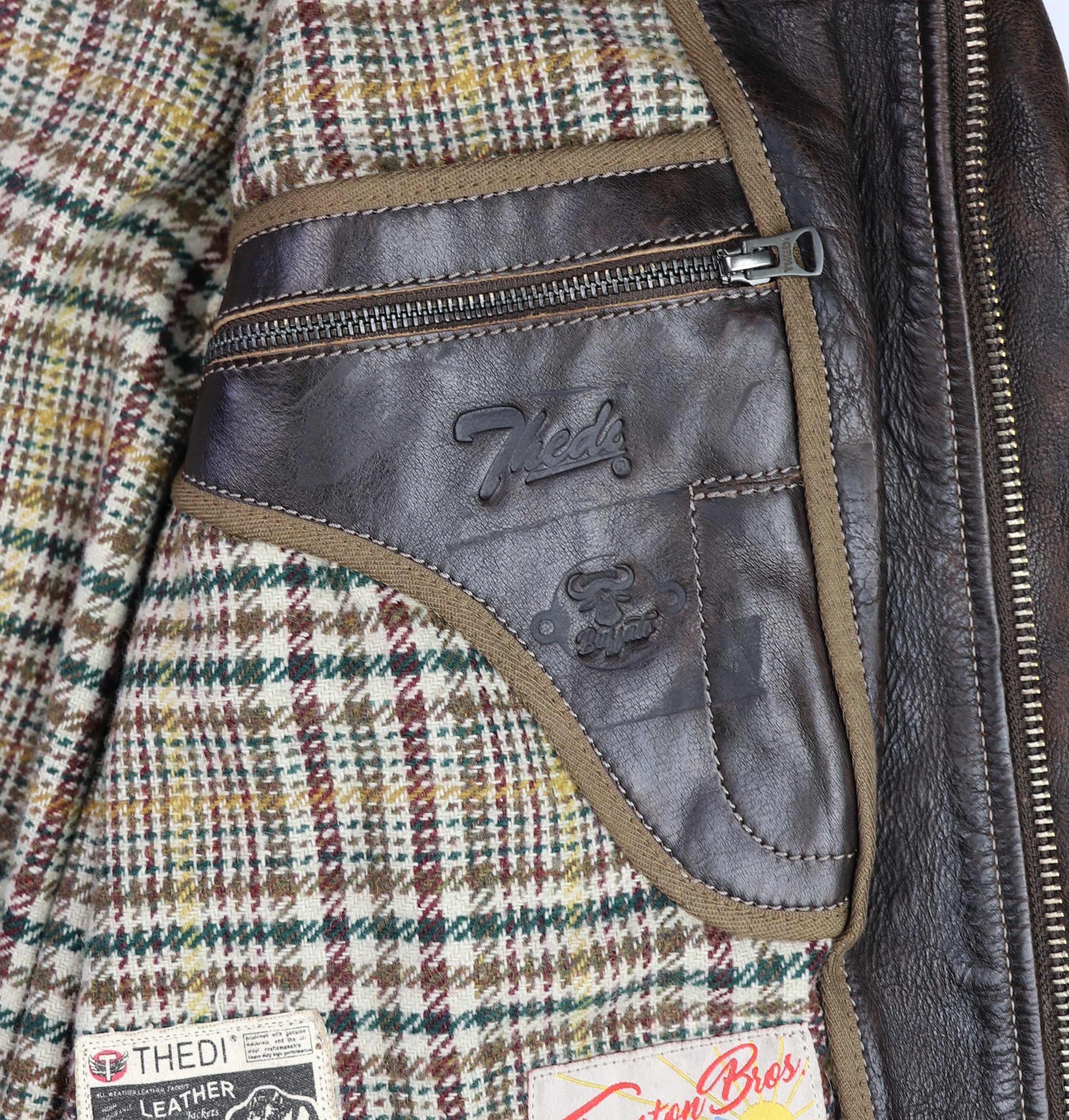 Thedi Idas Jacket, size Large, Espresso Toscano Buffalo