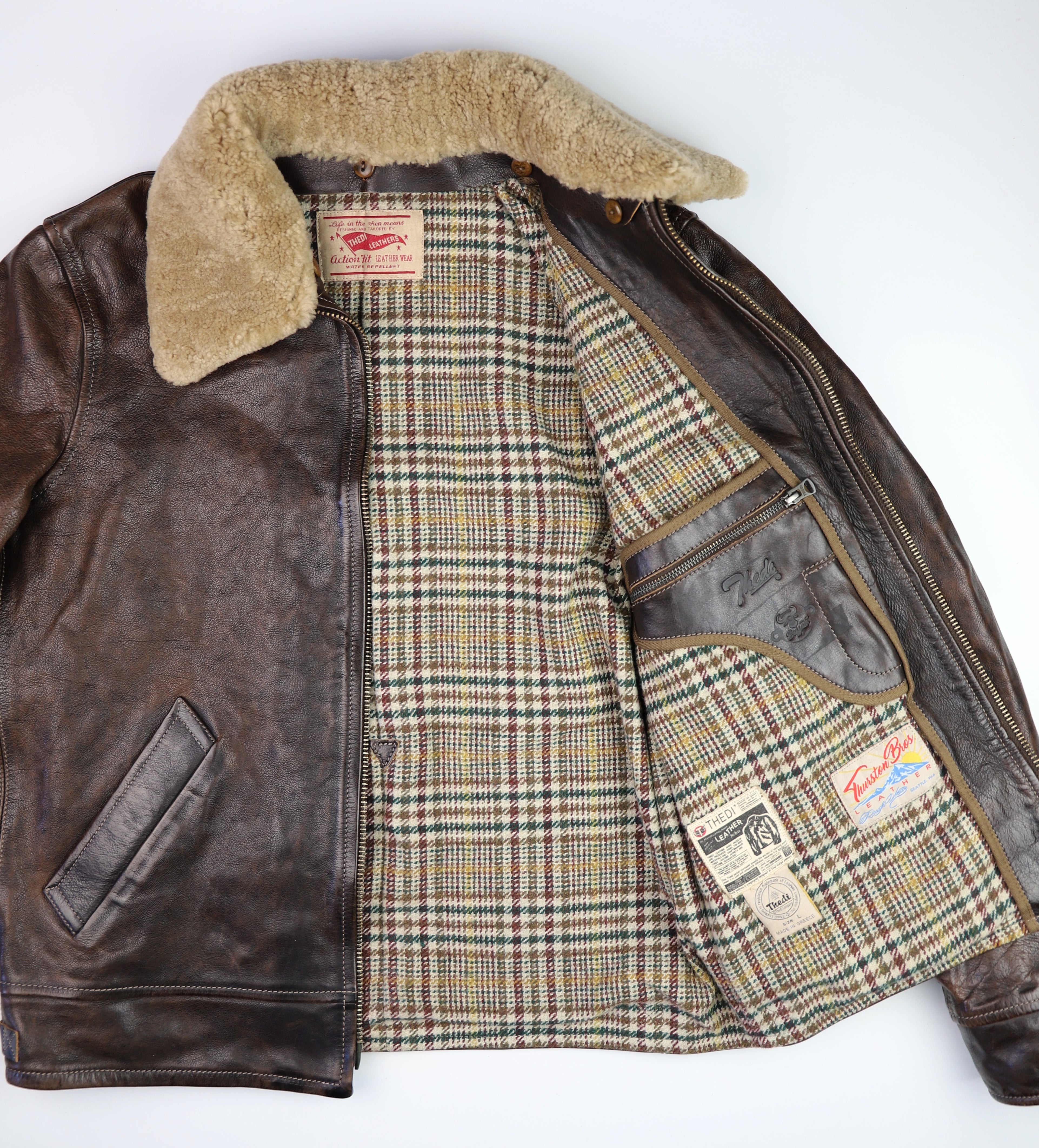 Thedi Idas Jacket, size Large, Espresso Toscano Buffalo