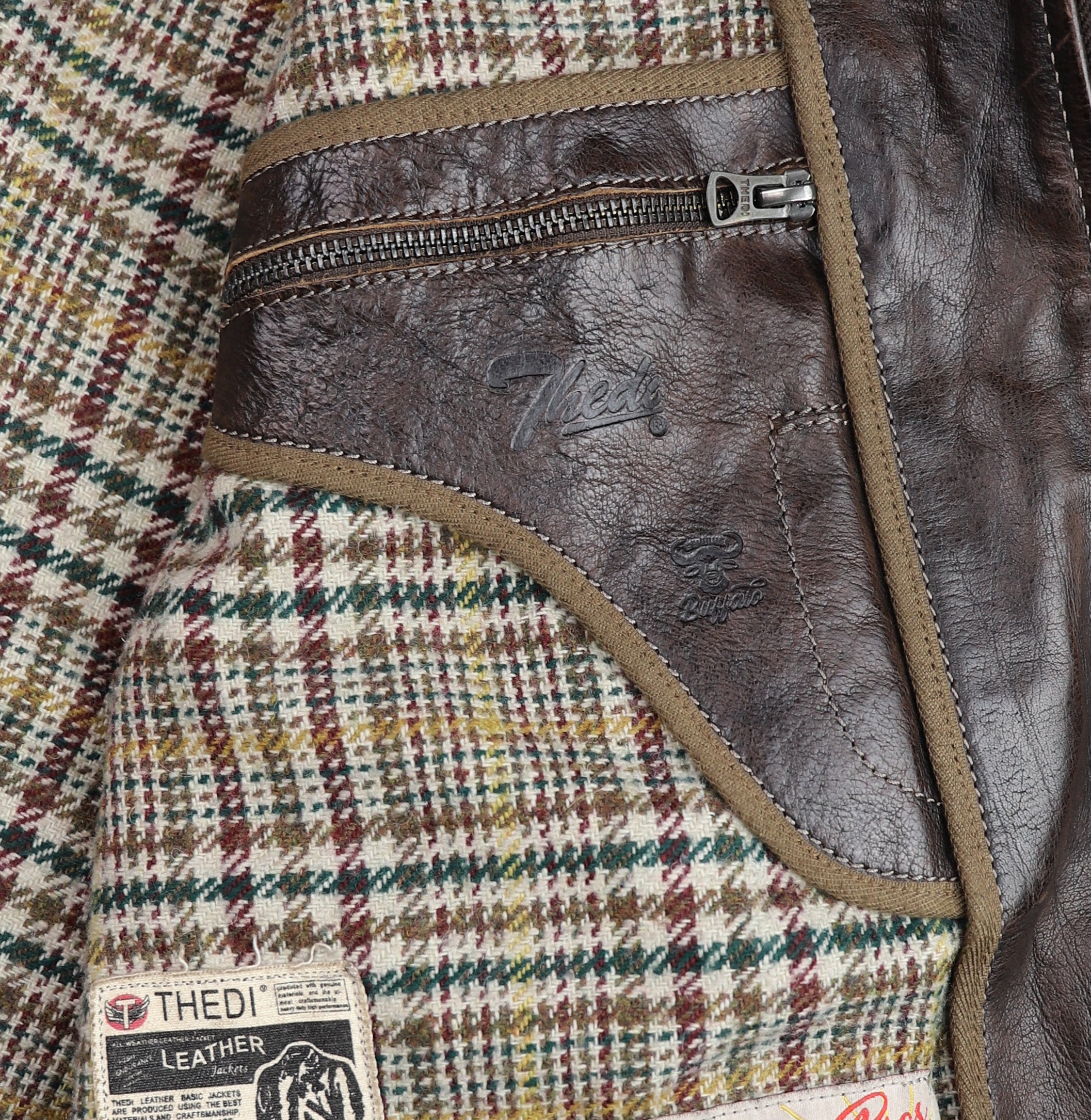 Thedi Idas Jacket, size Large, Espresso Toscano Buffalo