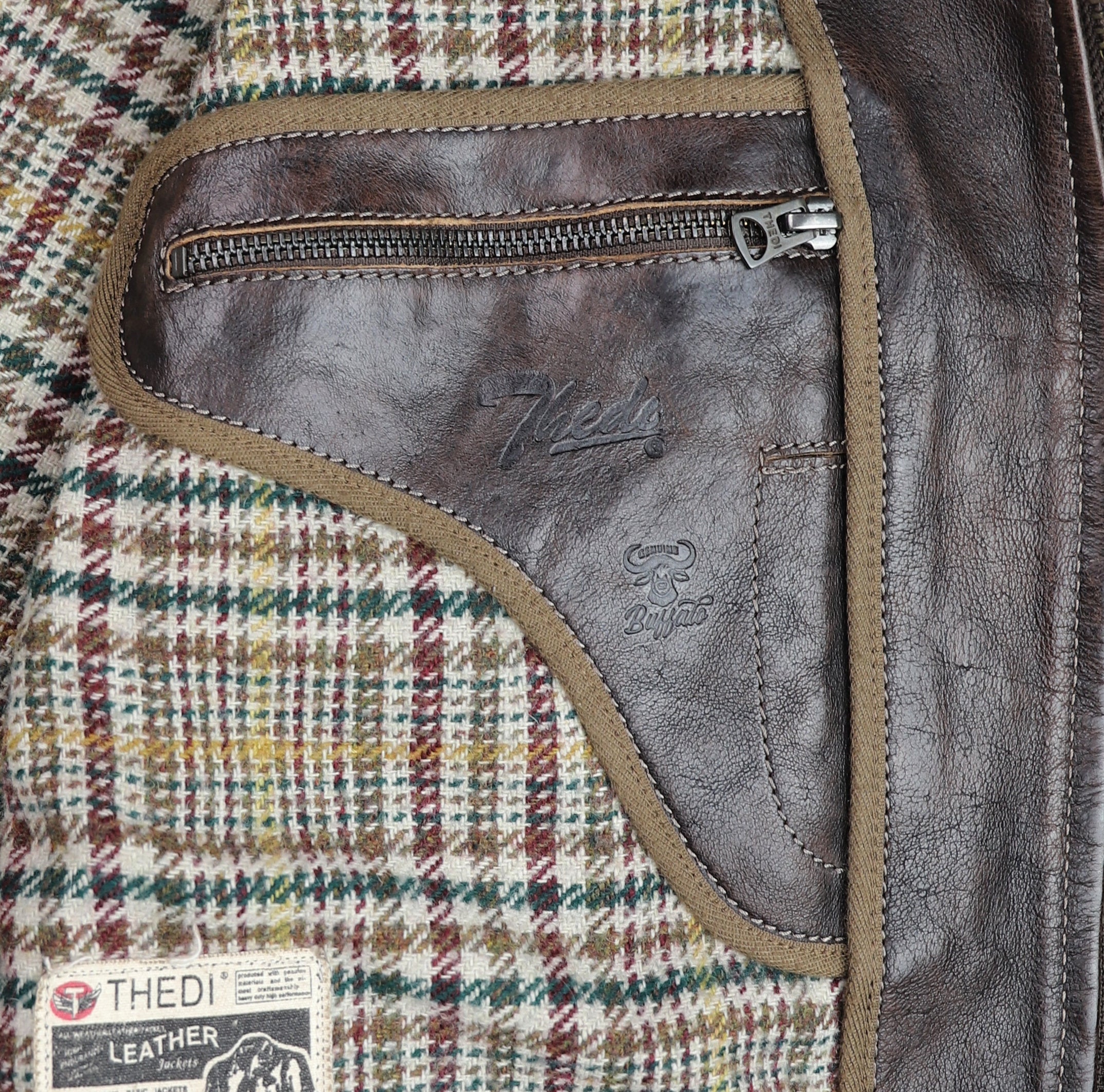 Thedi Idas Jacket, size XL, Espresso Toscano Buffalo