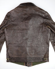 Thedi Markos Button-Up Shawl Collar Jacket, size Medium, Espresso Toscano Buffalo