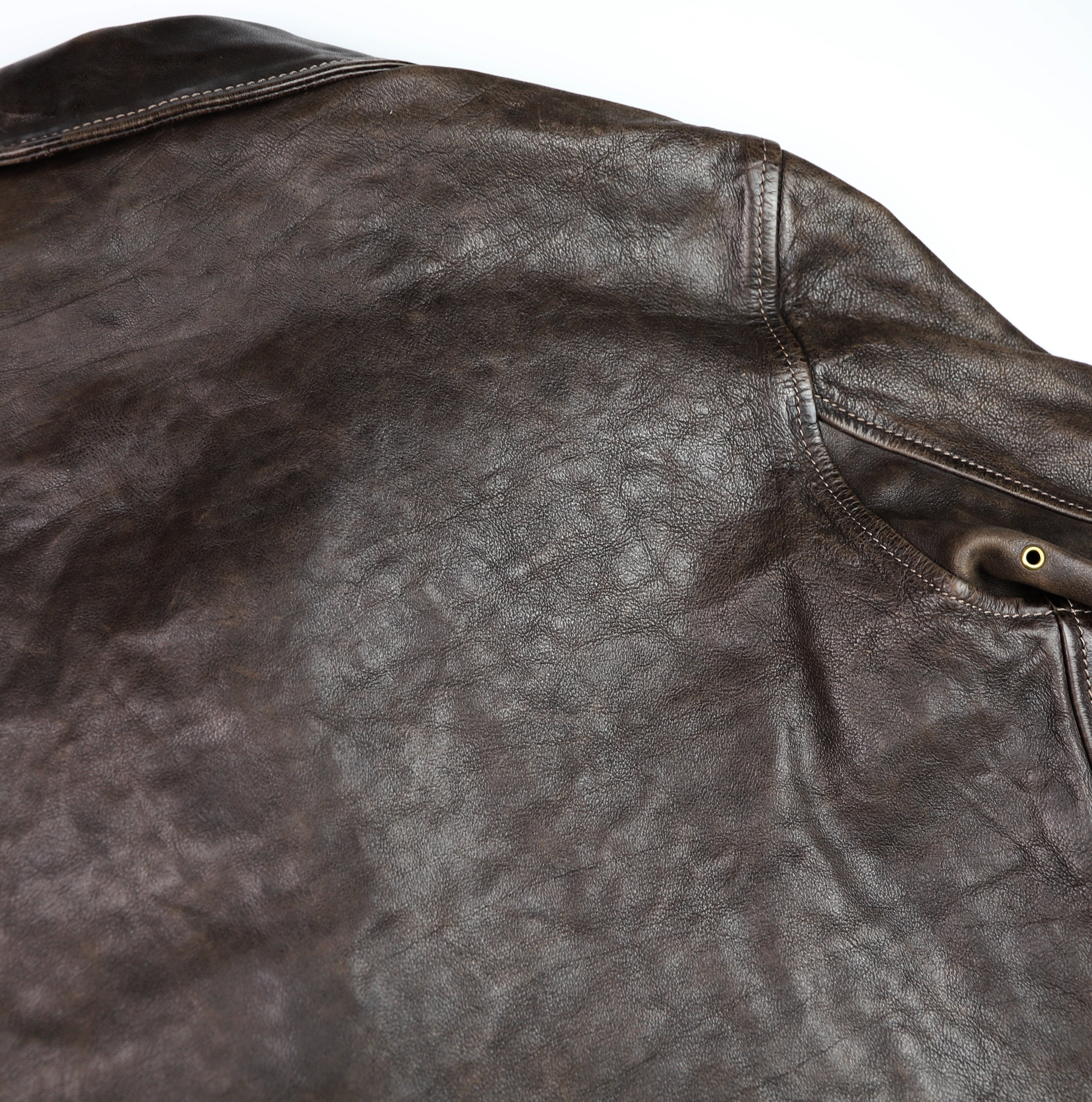 Thedi Markos Button-Up Shawl Collar Jacket, size Medium, Espresso Toscano Buffalo