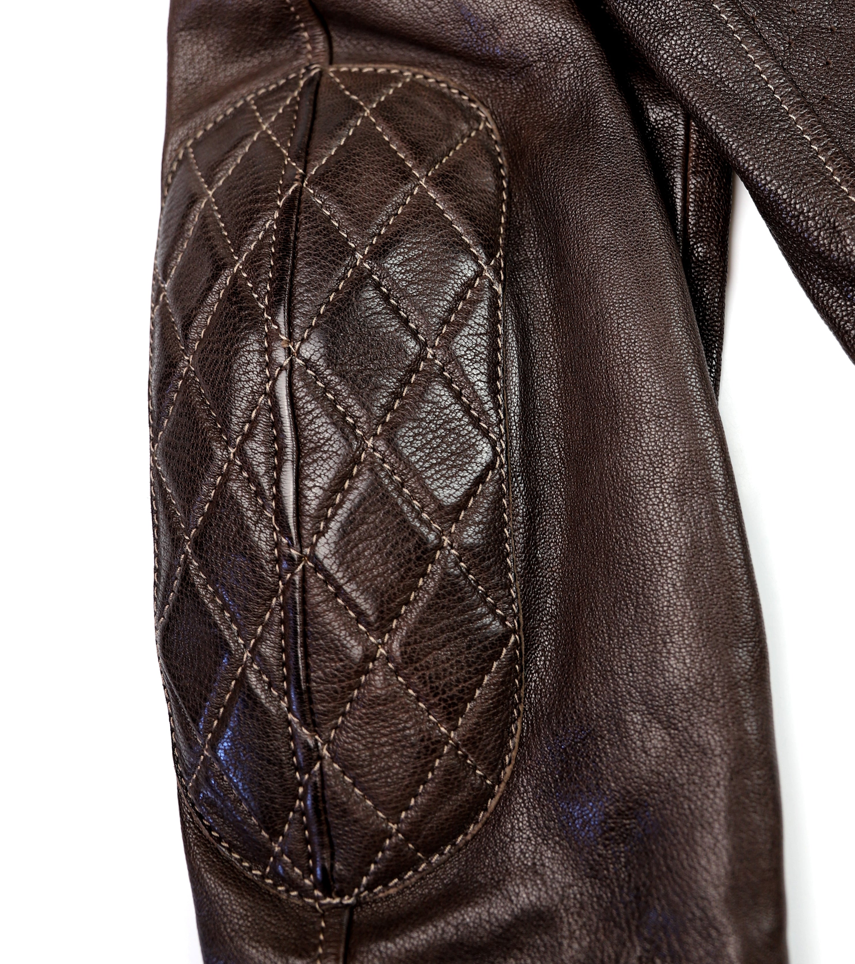 Thedi Maximos Cafe Racer, size 2XL, Brown Calabria Goatskin