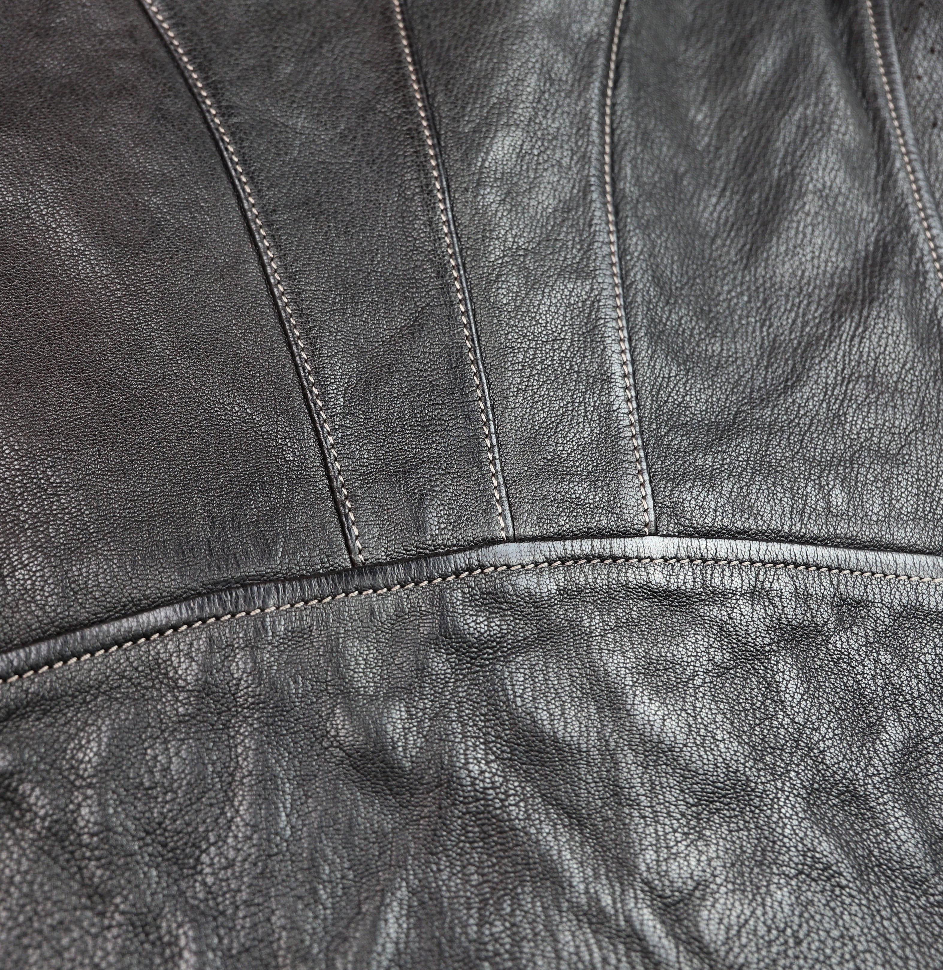 Thedi Maximos Cafe Racer, size XL/Long, Brown Calabria Goatskin, Like New