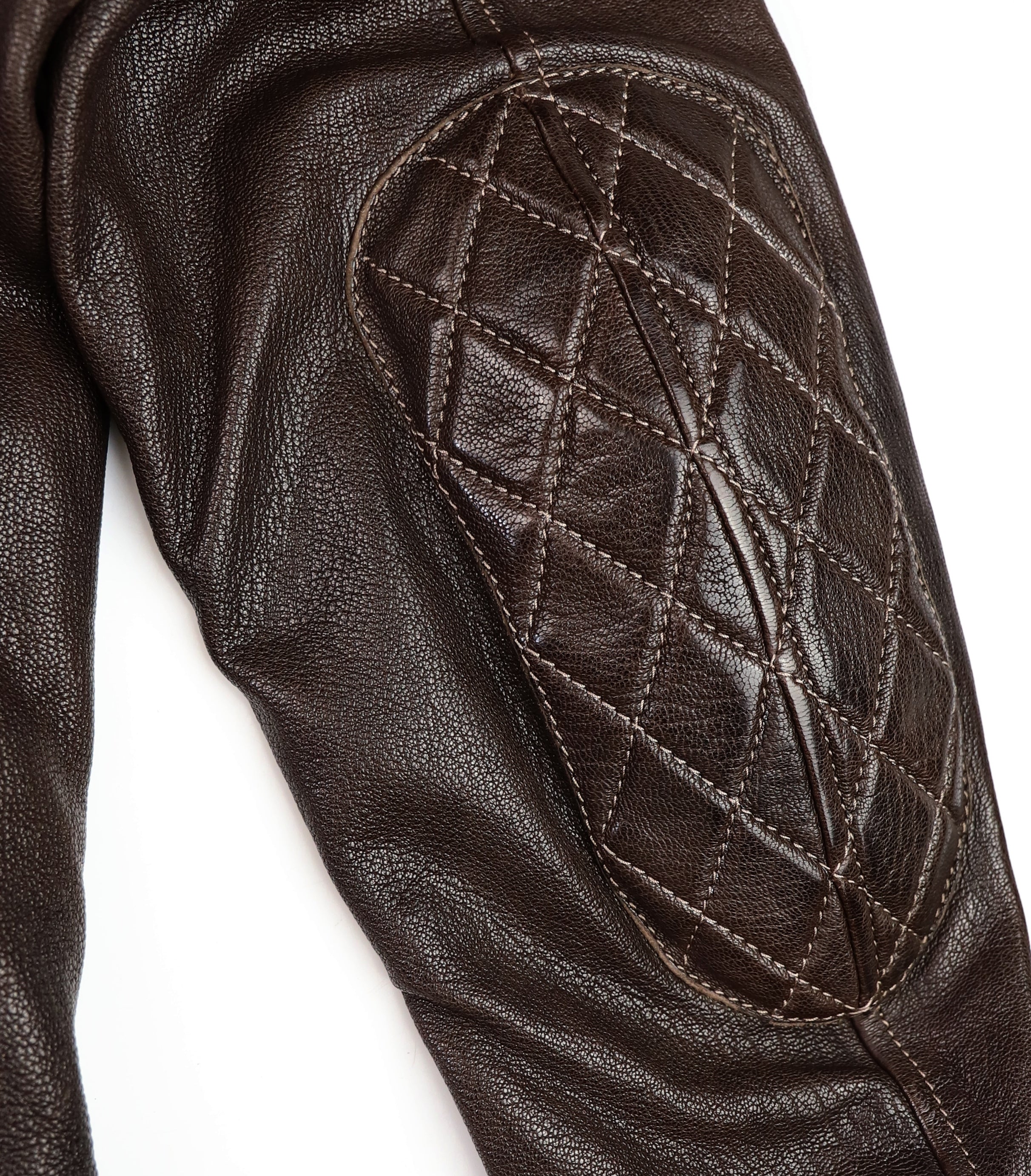 Thedi Maximos Cafe Racer, size Medium, Brown Calabria Goatskin