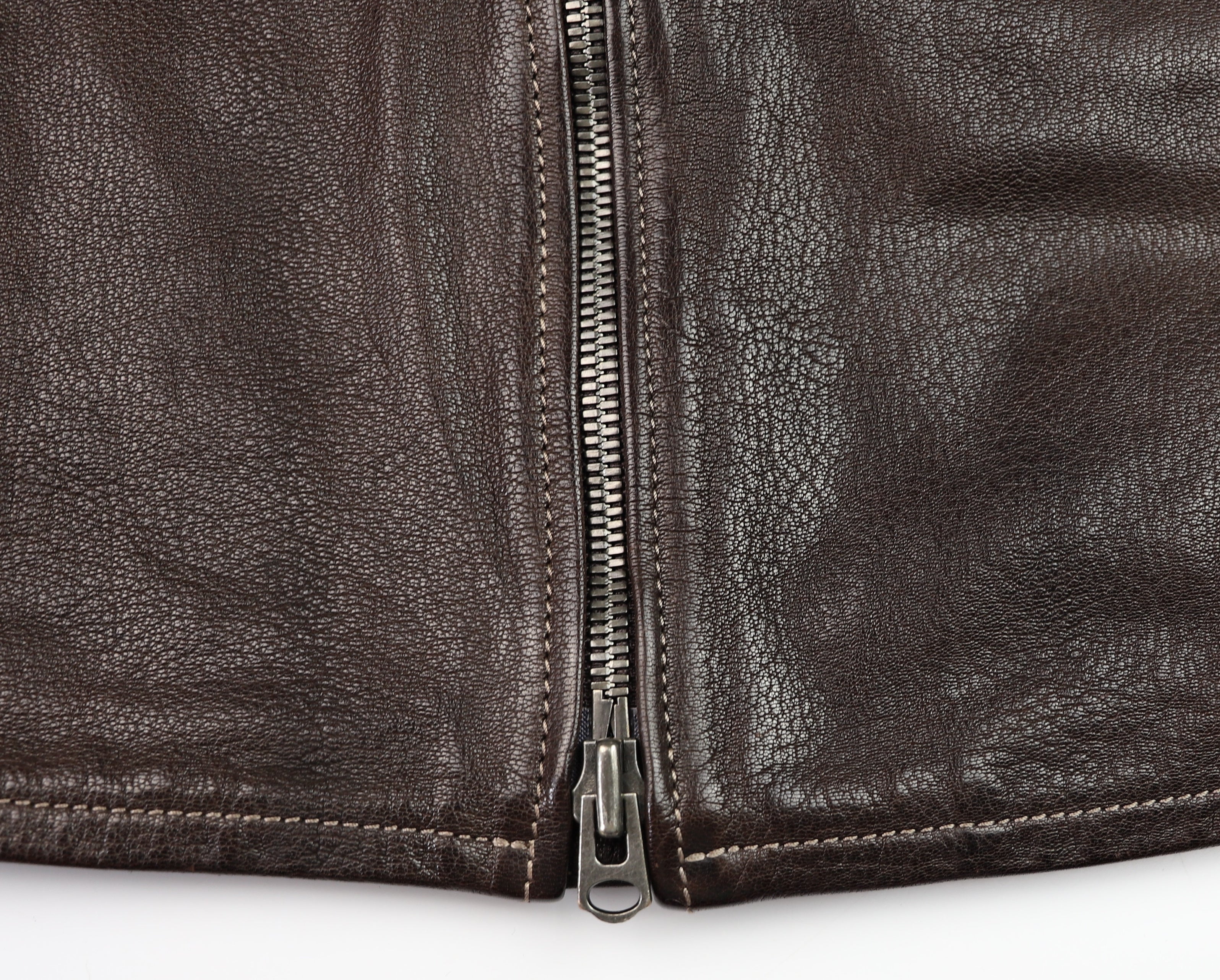 Thedi Maximos Cafe Racer, size XL, Brown Calabria Goatskin